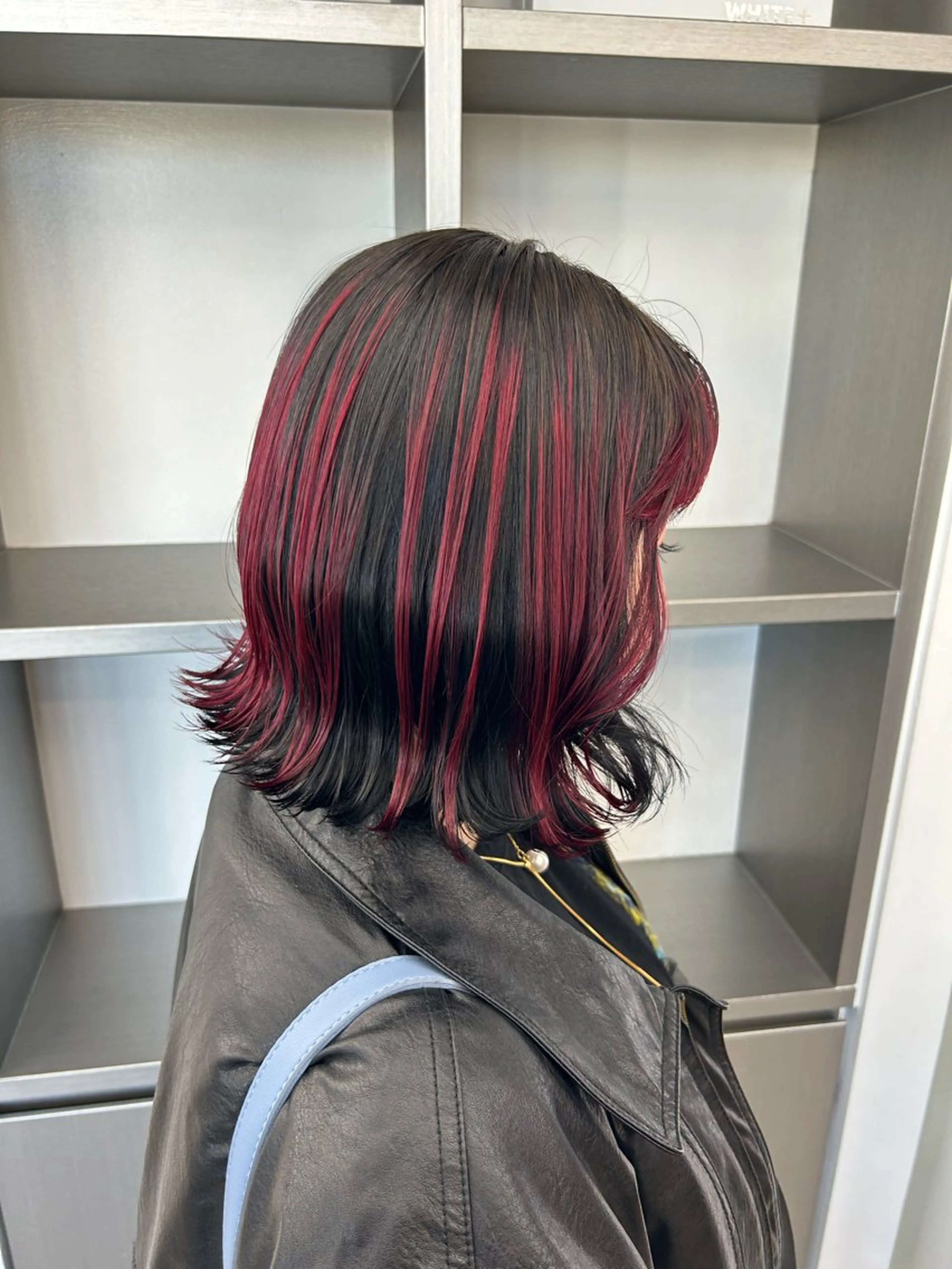 ロング ボブ エクステ 外国人風カラー レイヤーカット カット ヘアカラー MiRI💜地毛級 エクステ✖似合わせ技のヘアスタイル