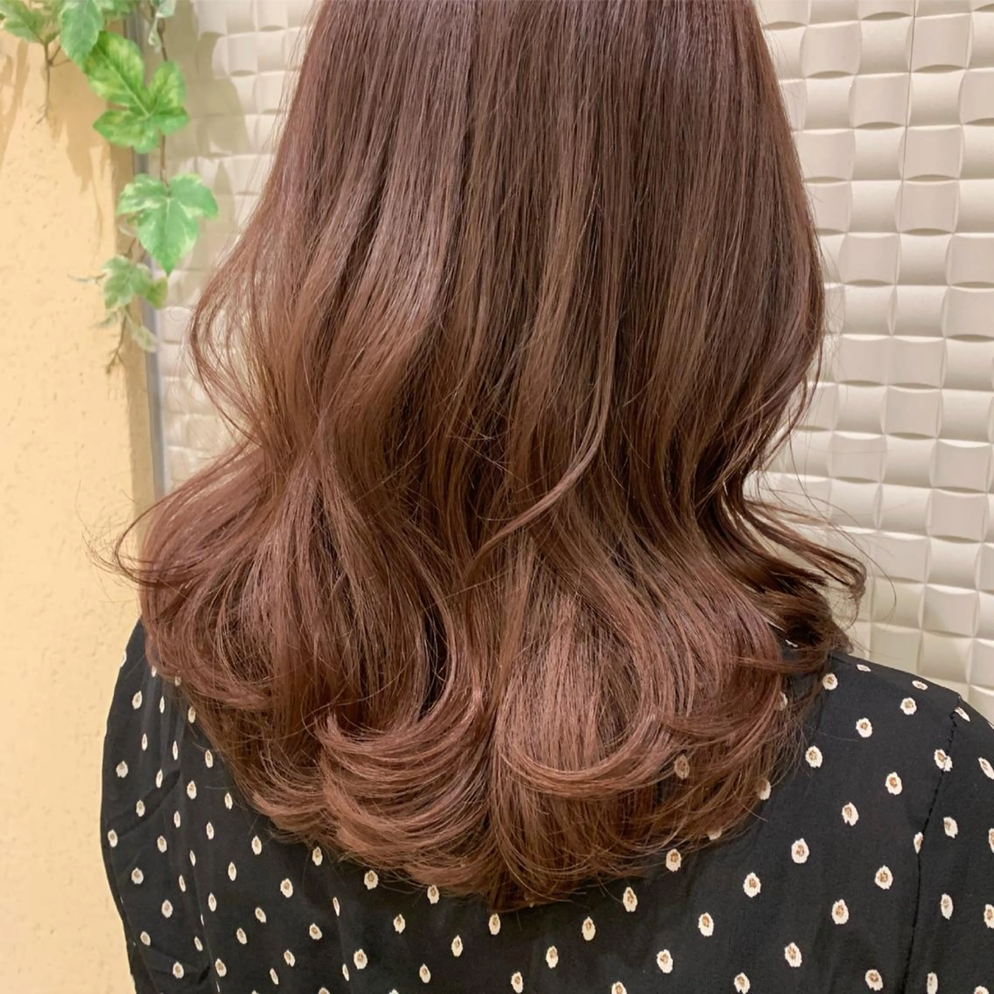 ロング カラー ベージュカラー ピンクカラー ピンクベージュ GO TODAY SHAiRE SALON所属・𝒢𝒾𝓇𝓁𝓎 ⑅　𝓎𝓊𝓀𝒶のヘアスタイル