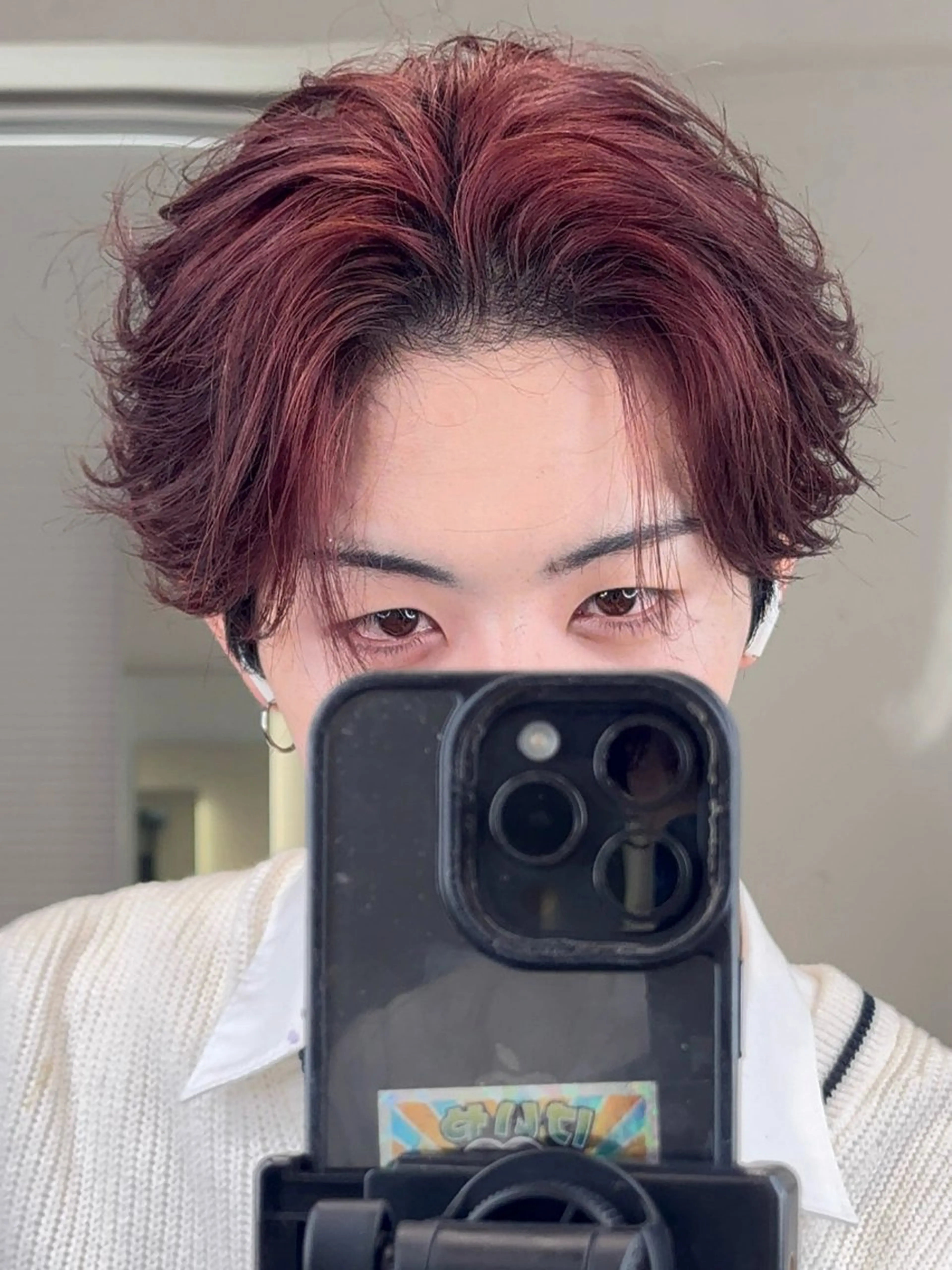 ショート パーマ メンズ カット パーマ SKILL MiNam所属・大島 航汰のヘアスタイル