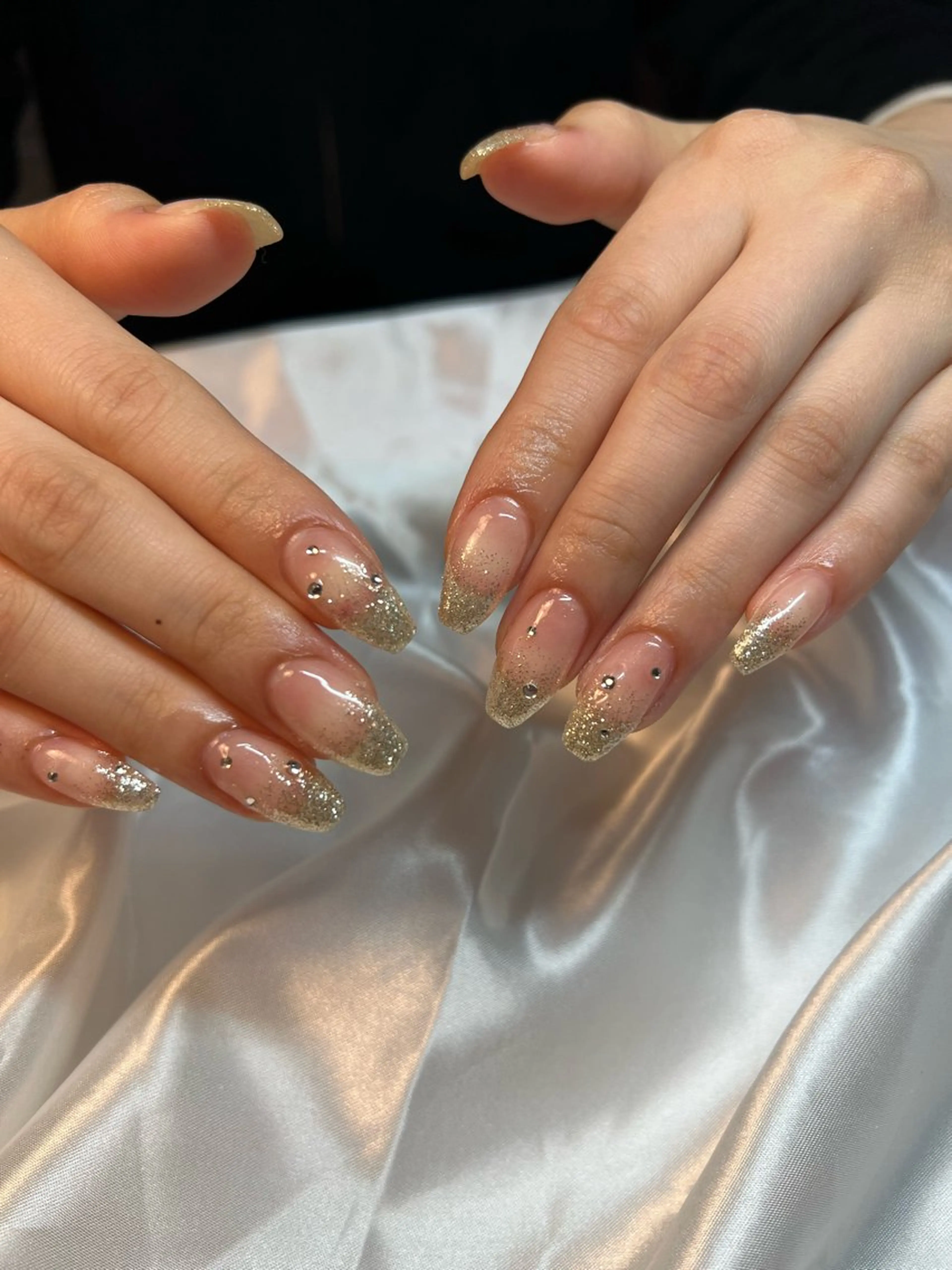 ネイル グラデーション ラメ(グリッター) ラメグラデーション pua 千葉所属・海外ネイル🇺🇸 個性派/YUUKAのネイルデザイン