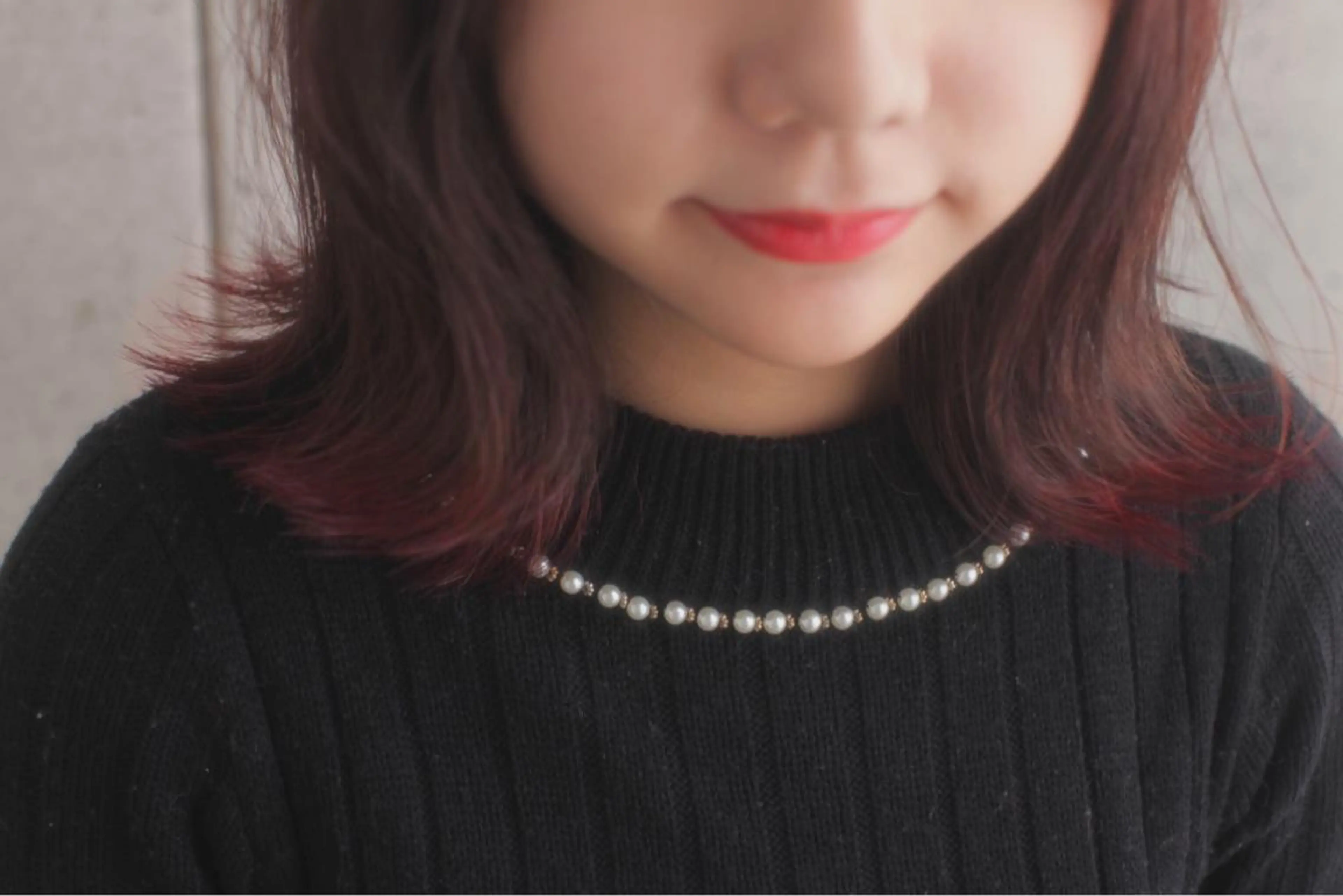 ミディアム カラー ピンクカラー 長井 徹行のヘアスタイル