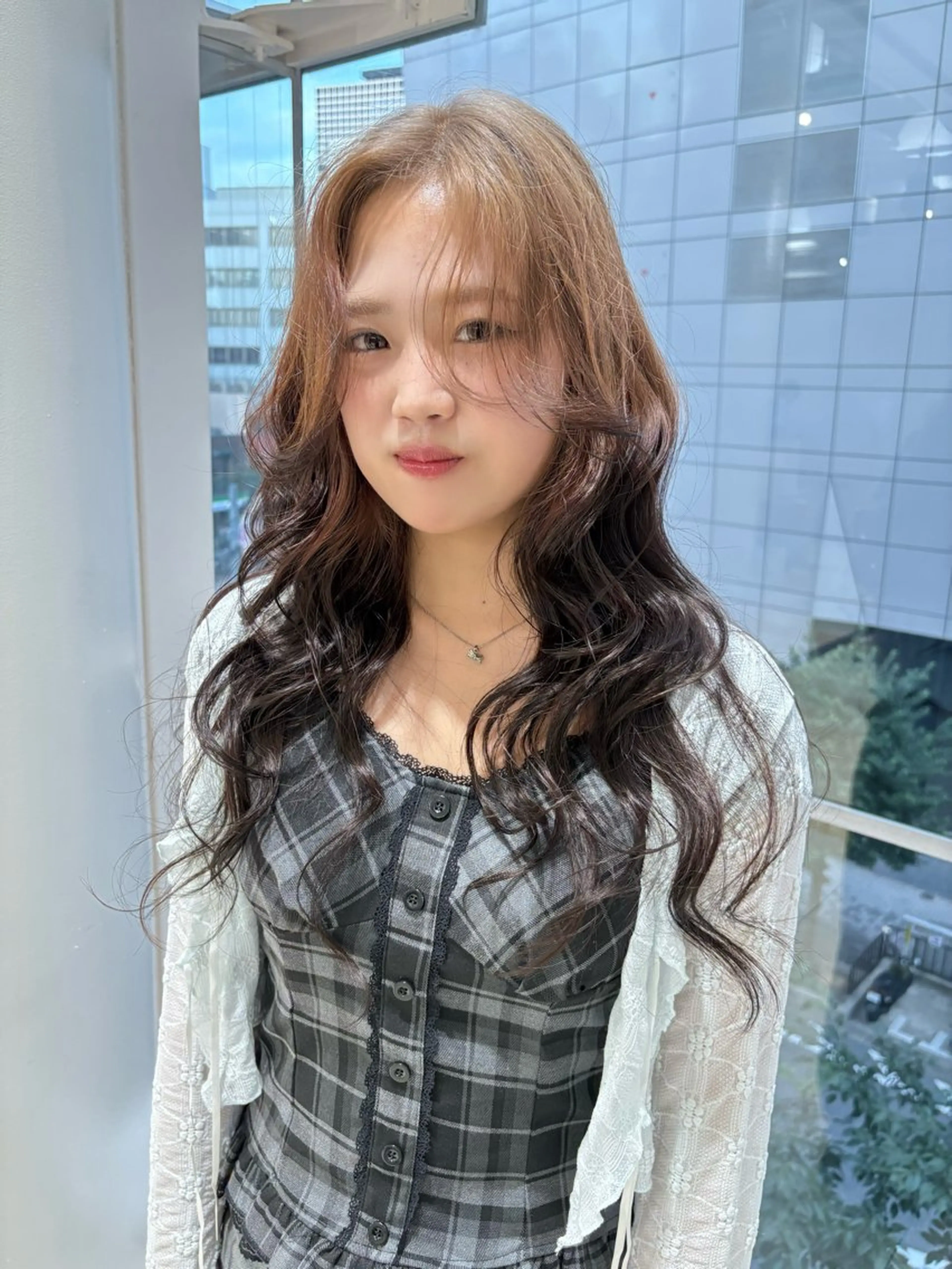 カラー ヘアカラー トリートメント KUBO HADUKIのヘアスタイル