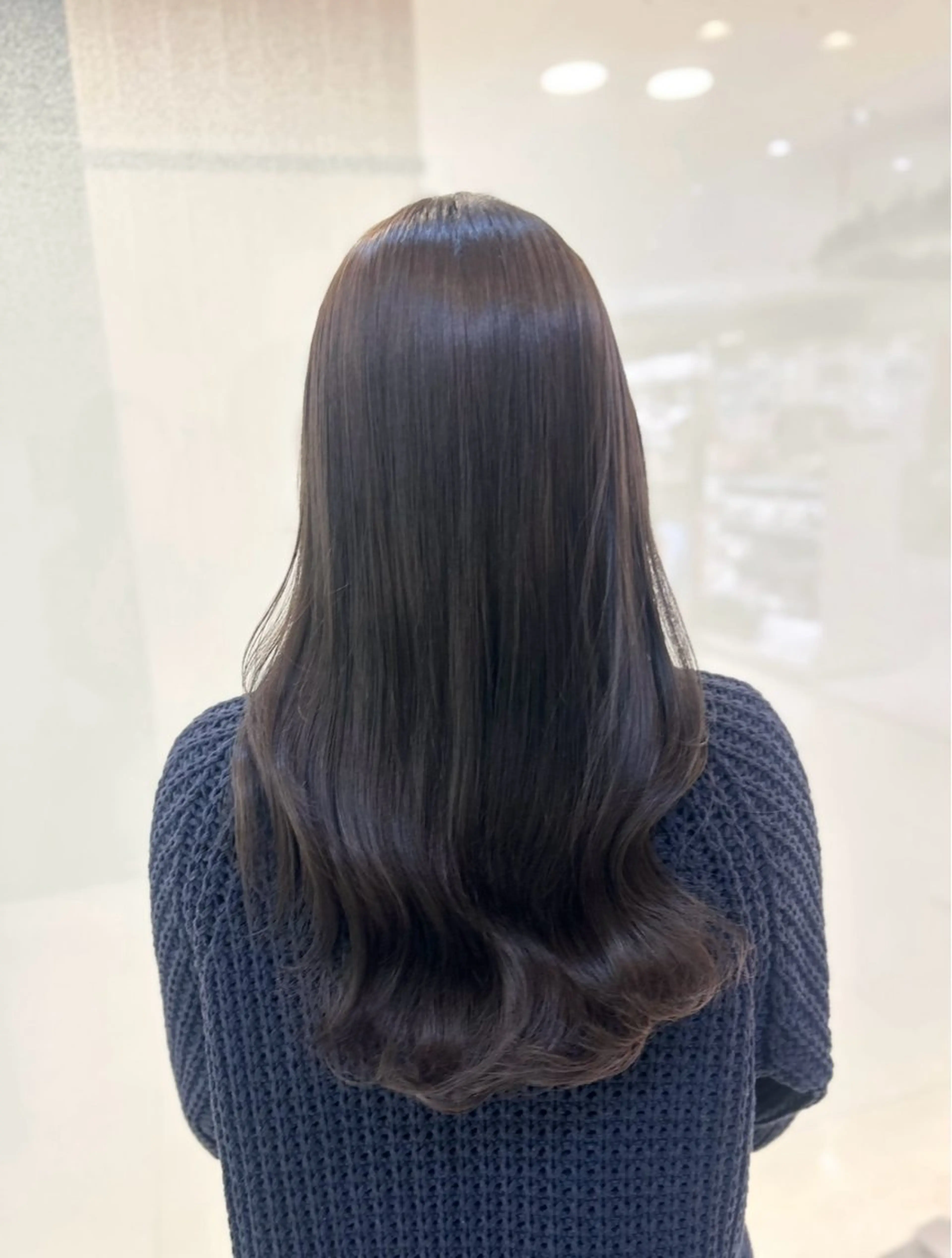 ロング カラー ヘアカラー トリートメント パーソナルな髪質改善 縮毛矯正ササキナツミのヘアスタイル