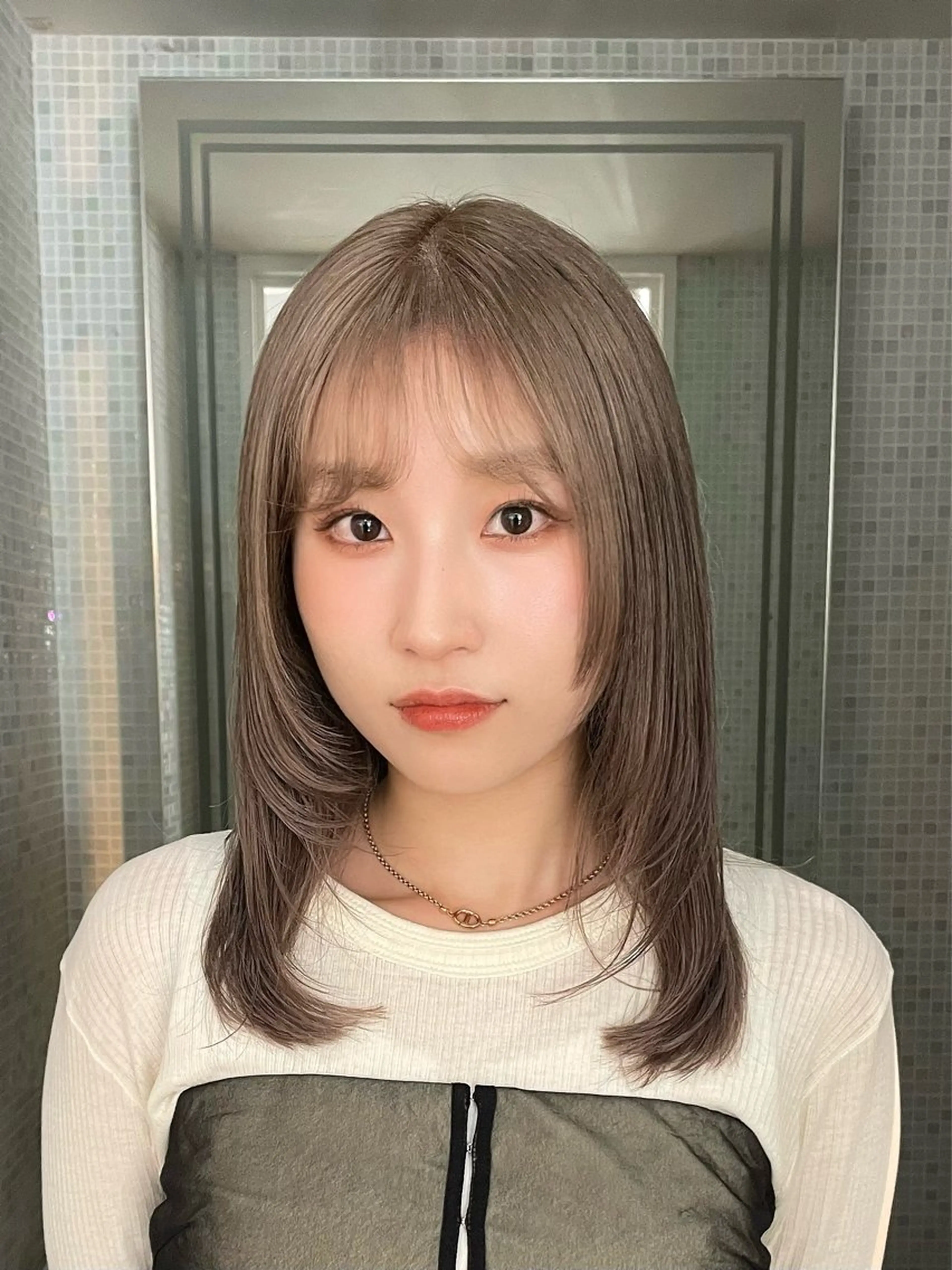 髪質改善TOKIOカラー(艶カラー+髪質改善トリートメント）の写真