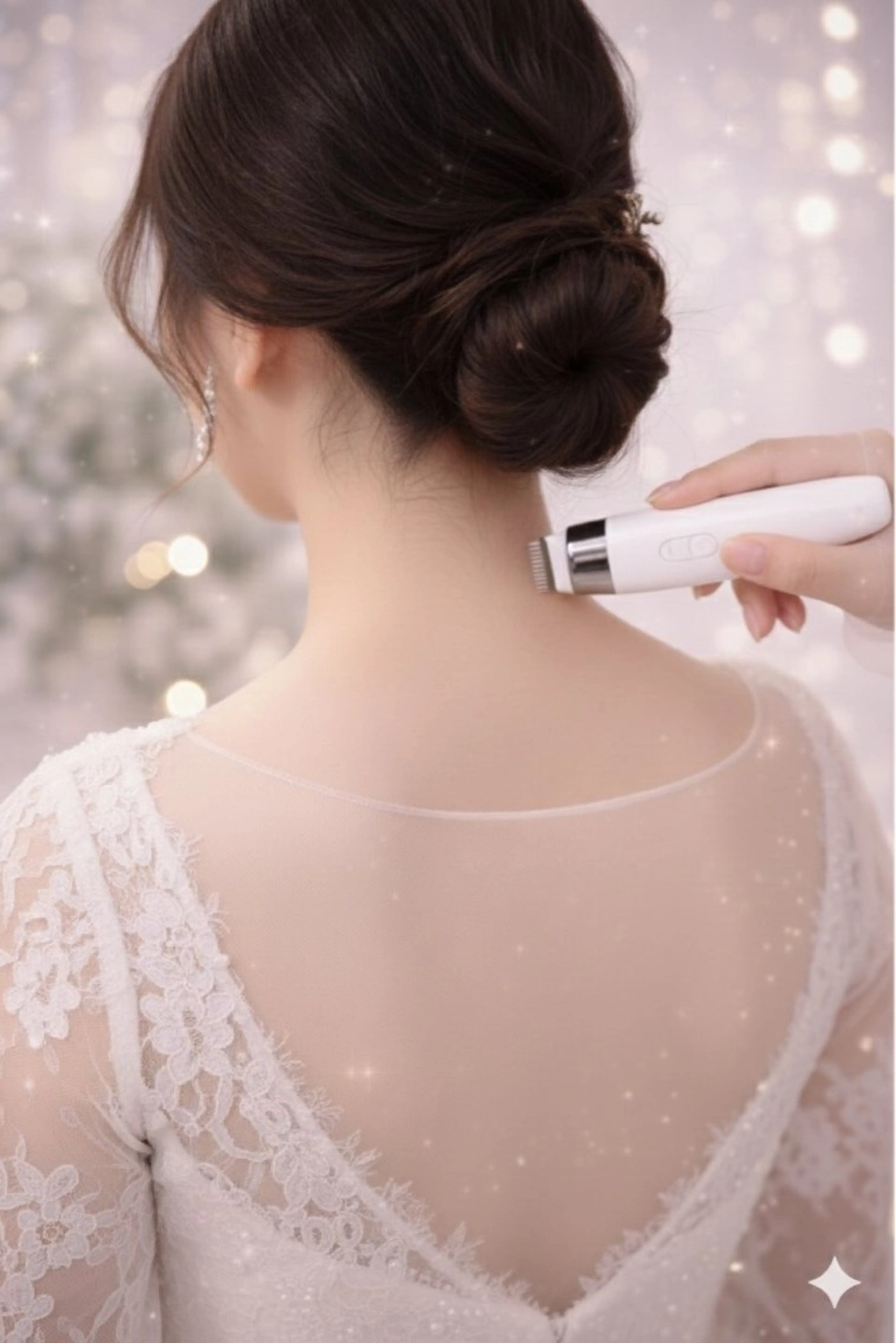 【うなじシェービング】正面・襟足・サイド全面◎何度でも¥3300(保湿付)🩵\丁寧なシェービングで安心🫶✨✨/の写真