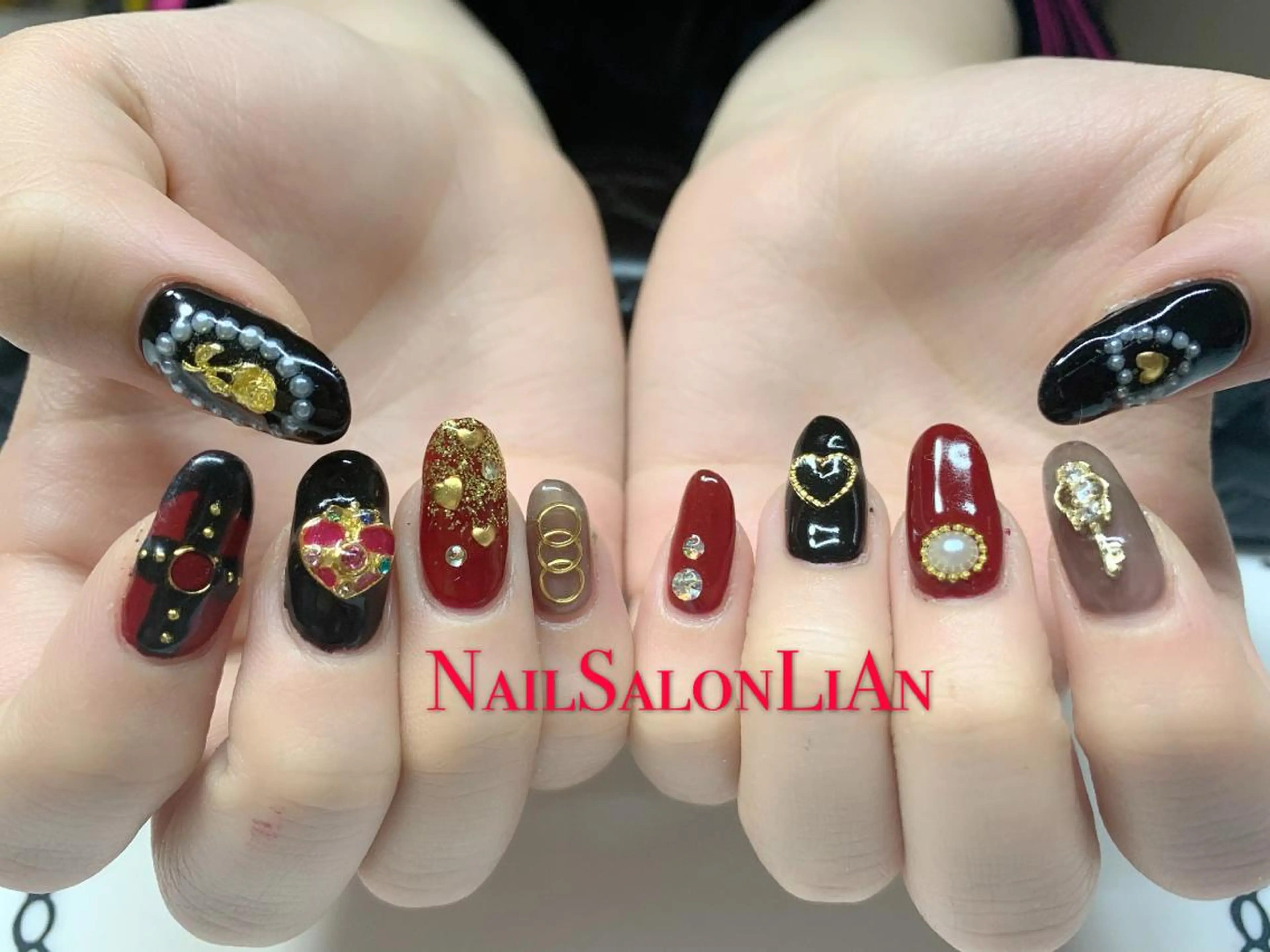ネイル 持ち込み ハンドネイル NailSalon LiAnのネイルデザイン