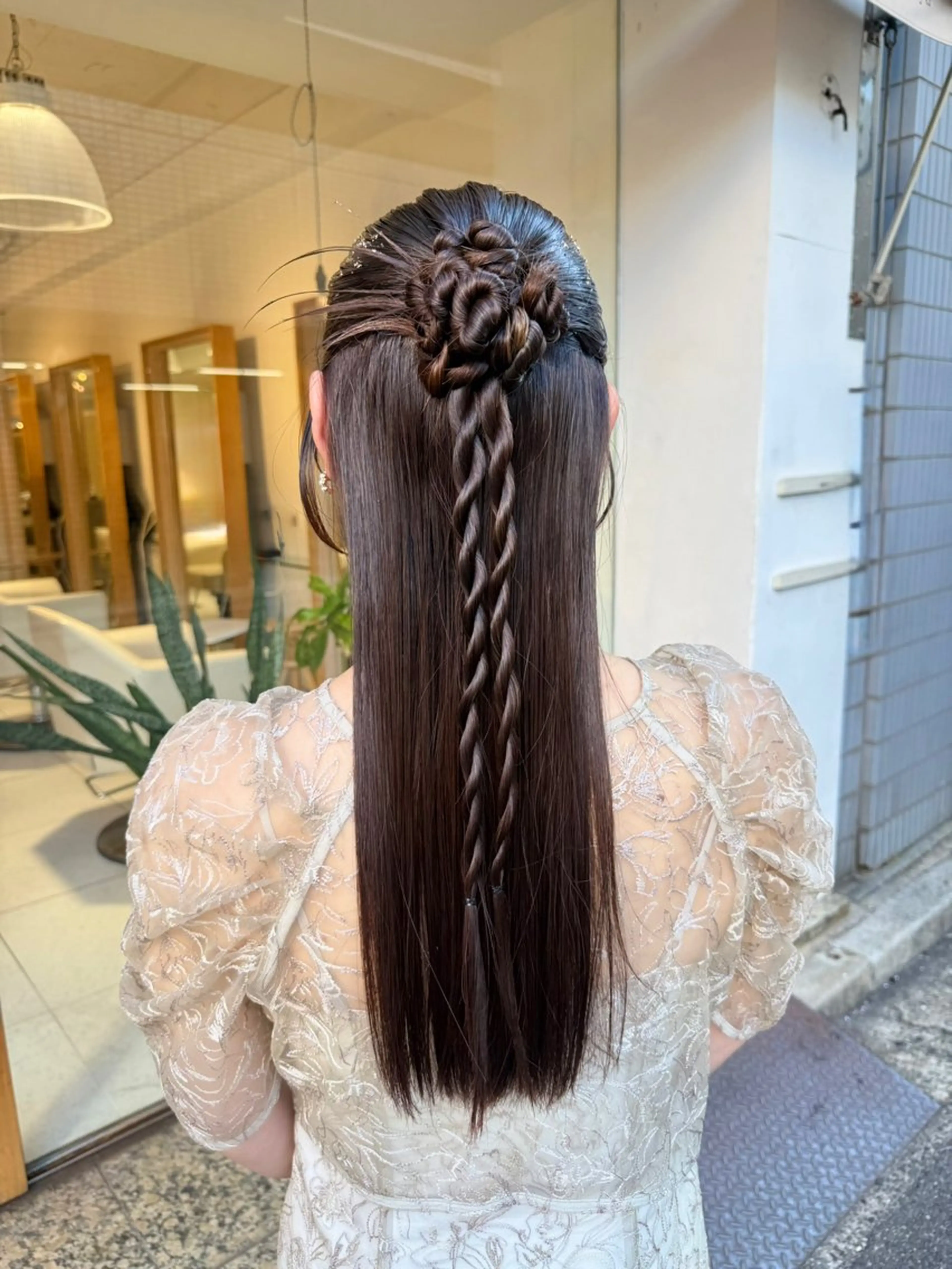 ヘアアレンジ ヘアセット 安永 涼のヘアスタイル