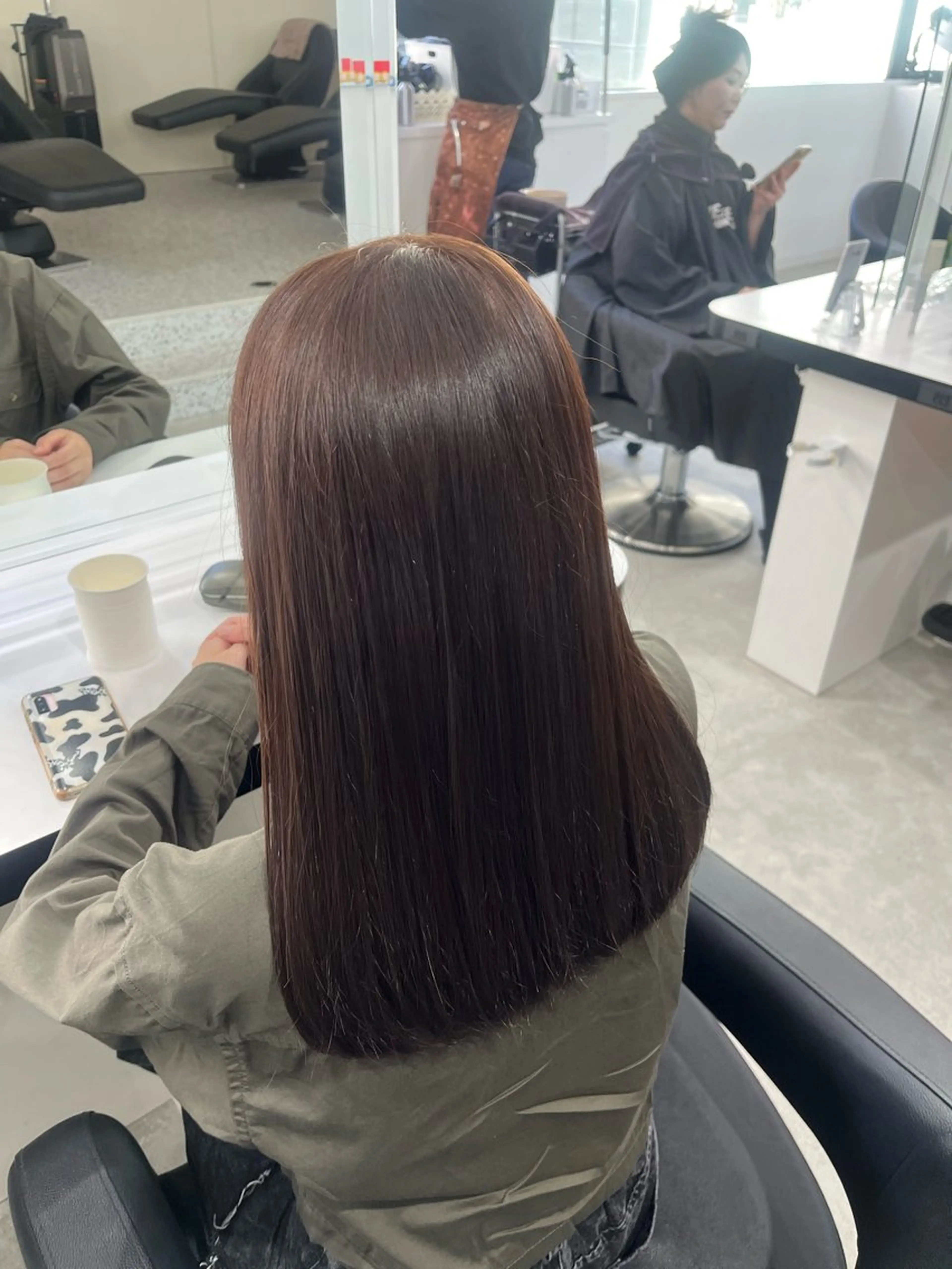 ロング カラー みう/仙台/暖色/ 艶髪/顔周りカット/のヘアスタイル