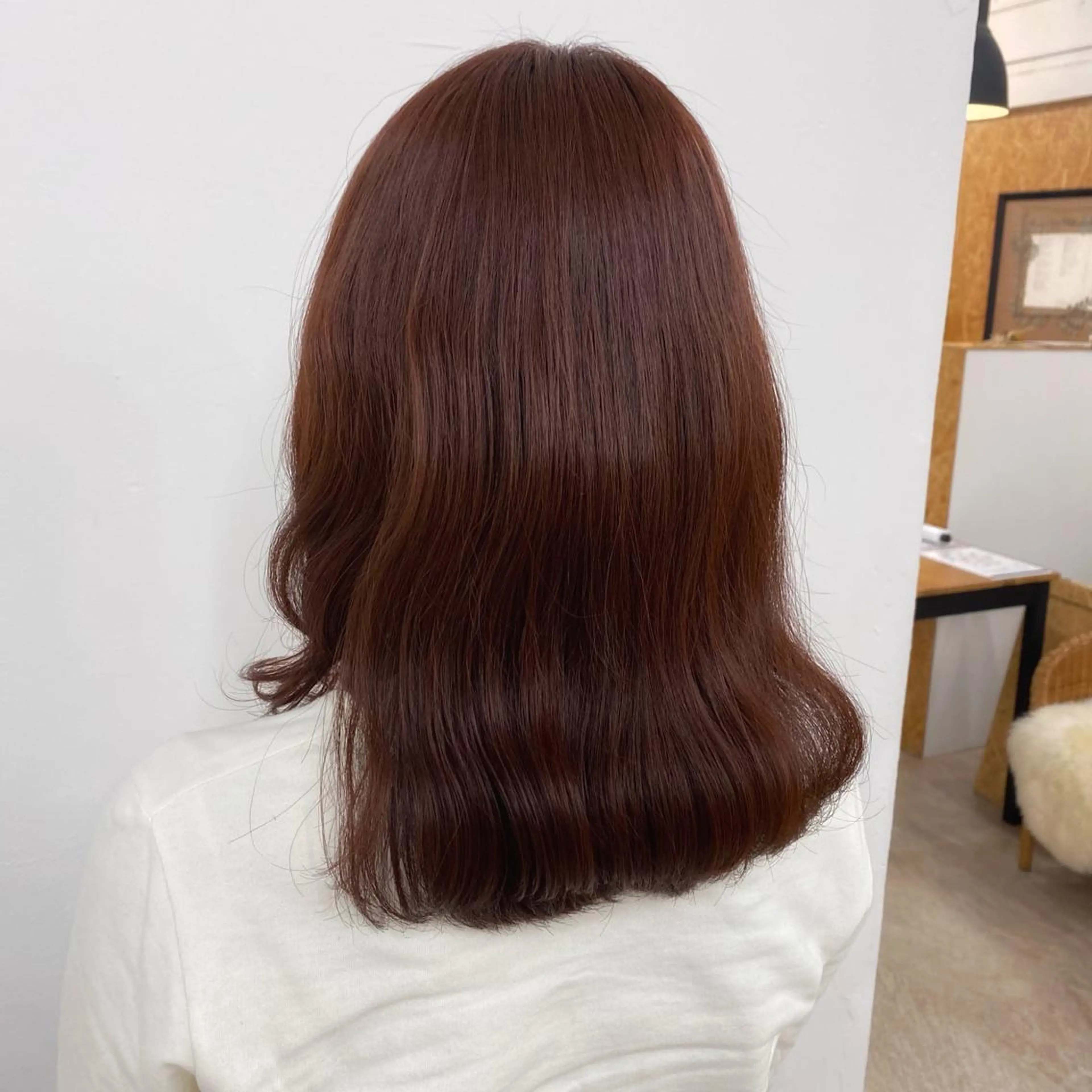 ミディアム カラー 🪭risa 暖色/レイヤー🪭のヘアスタイル