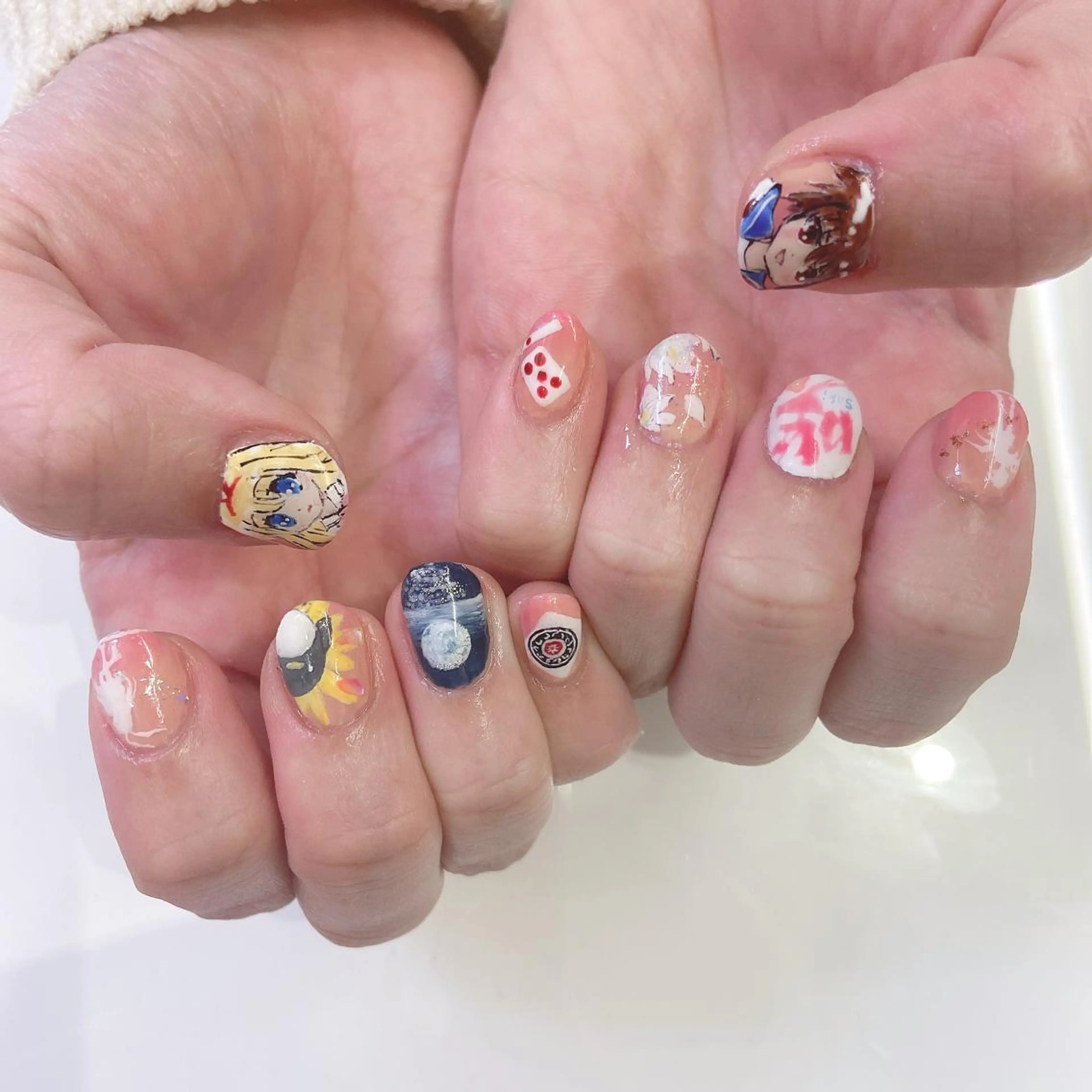 ネイル 韓国風✨髪質改善✨ 縮毛矯正✨松浦知奈美のヘアスタイル