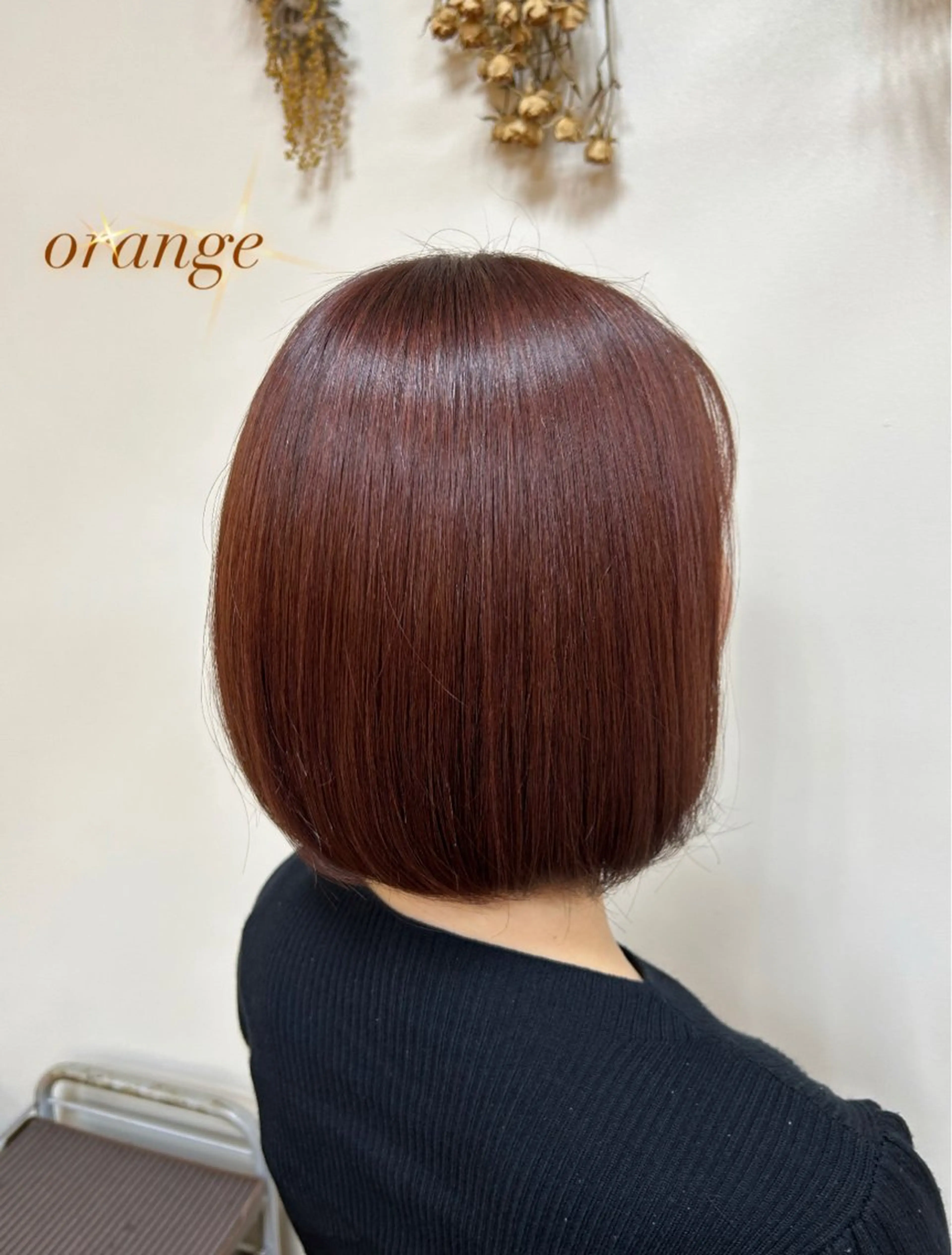 カラー オレンジ 🎀井田 愛梨 /ツヤ感カラー🎀のマツエク・マツパデザイン