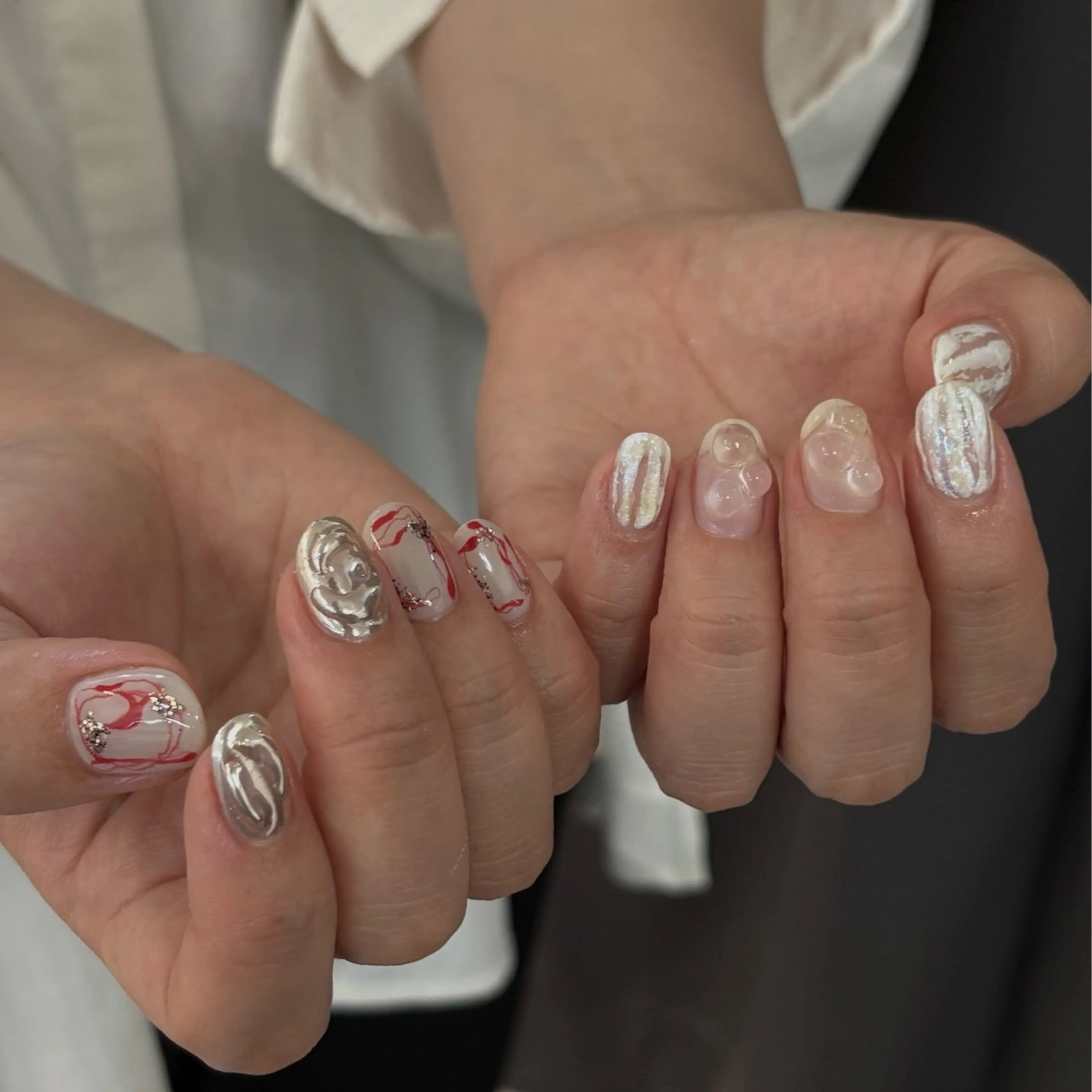 ネイル ハンドネイル 佐藤 渚紗のネイルデザイン