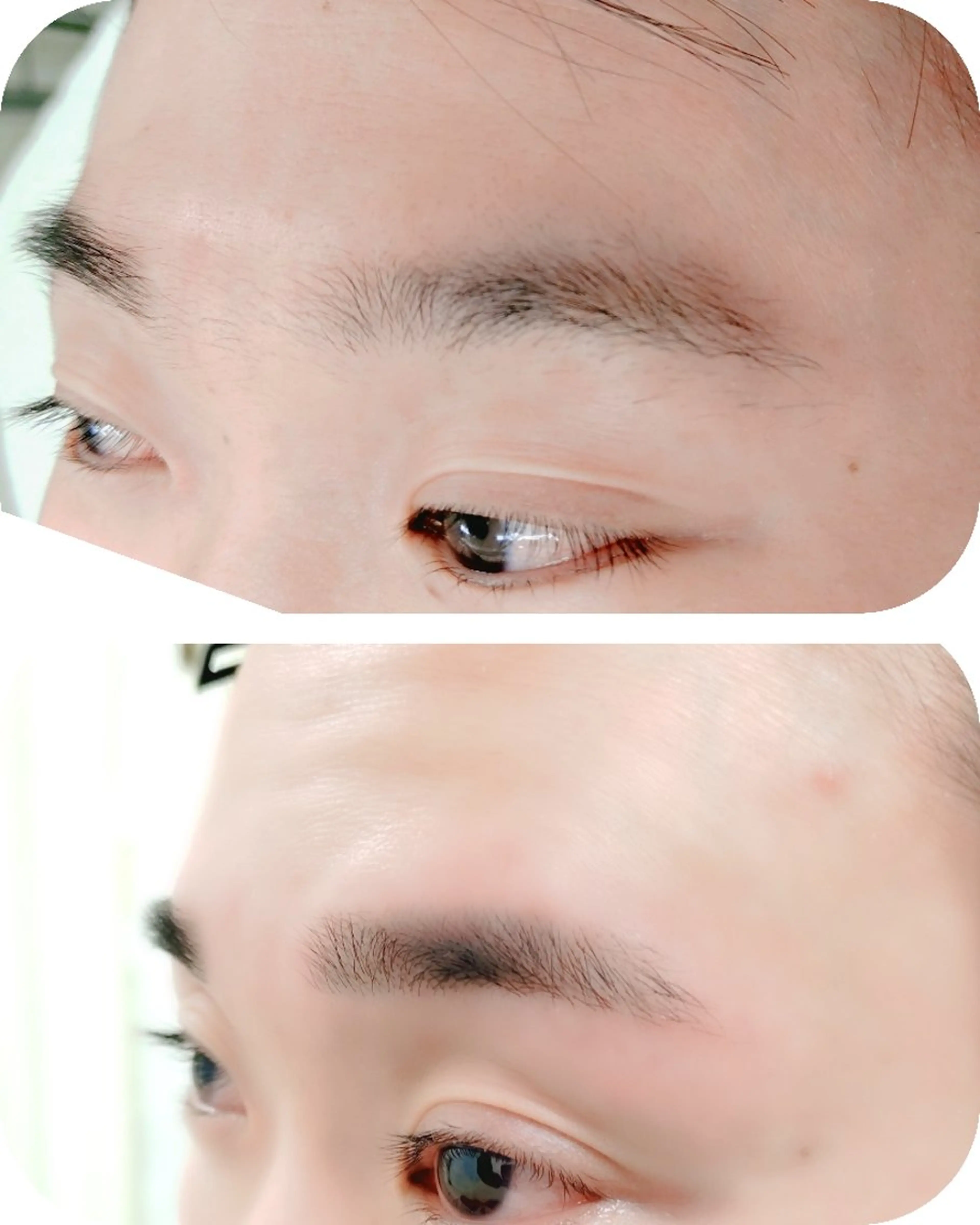 アイブロウWax脱毛+眉カラーの写真
