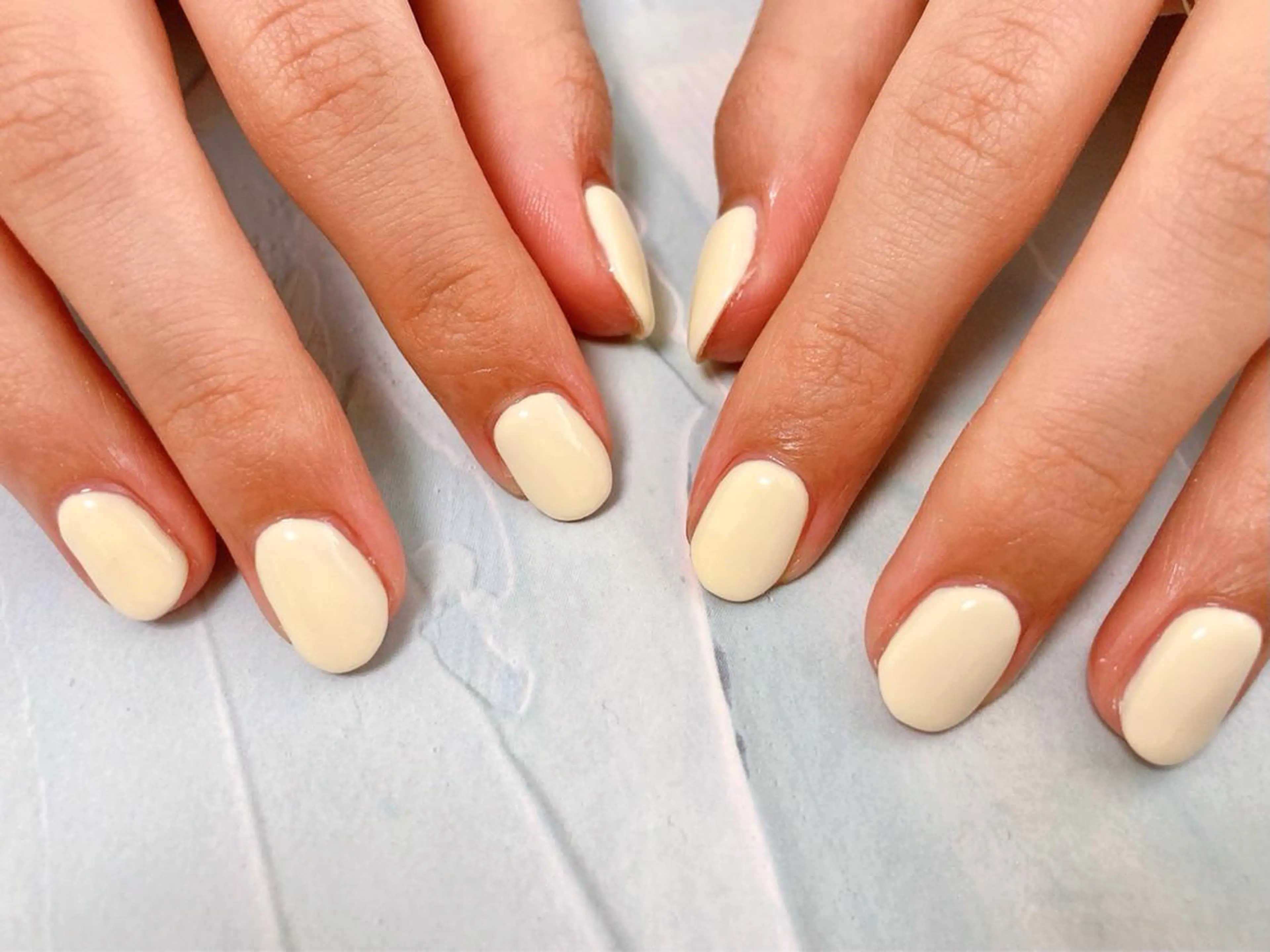 ネイル ワンカラーネイル ハンドネイル Mogu nail 二子玉川のネイルデザイン