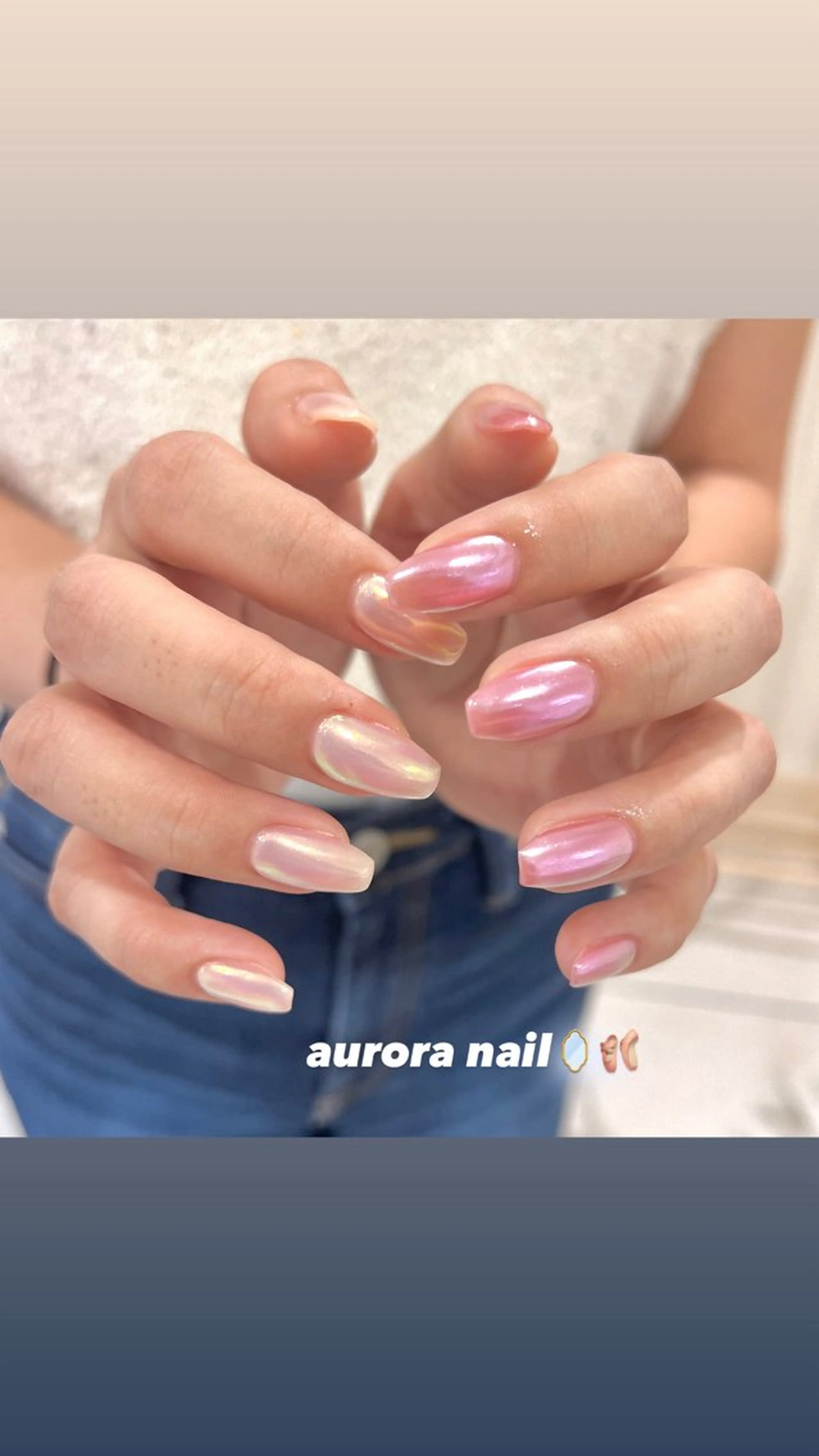 ネイル ピンク ホワイト ハンドネイル 🎀チーク/ちゅるん 🫧chisa🎀のネイルデザイン