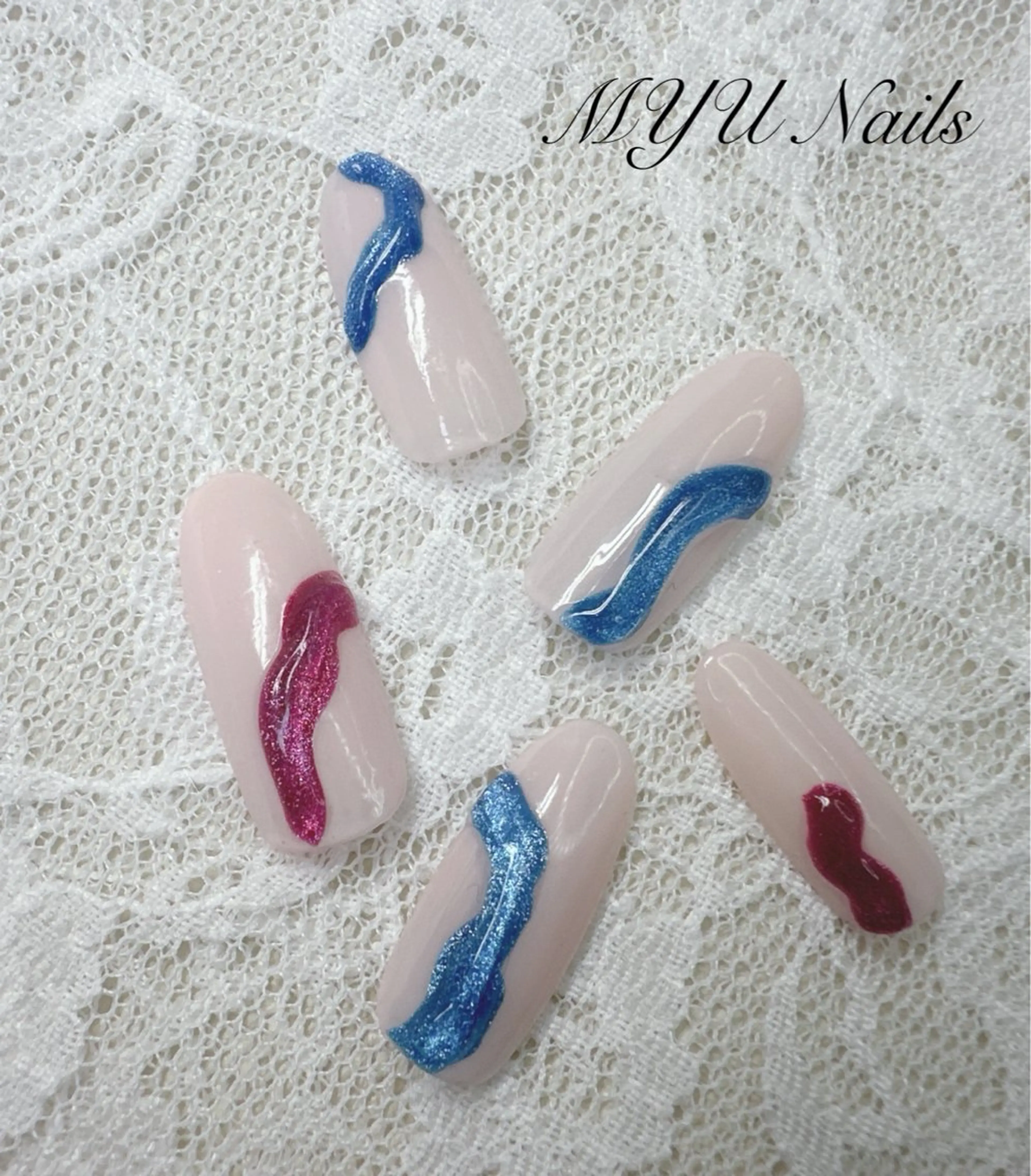 ネイル ジェルネイル 持ち込み パラジェル ハンドネイル MYU Nails所属・MYU Nailsのネイルデザイン