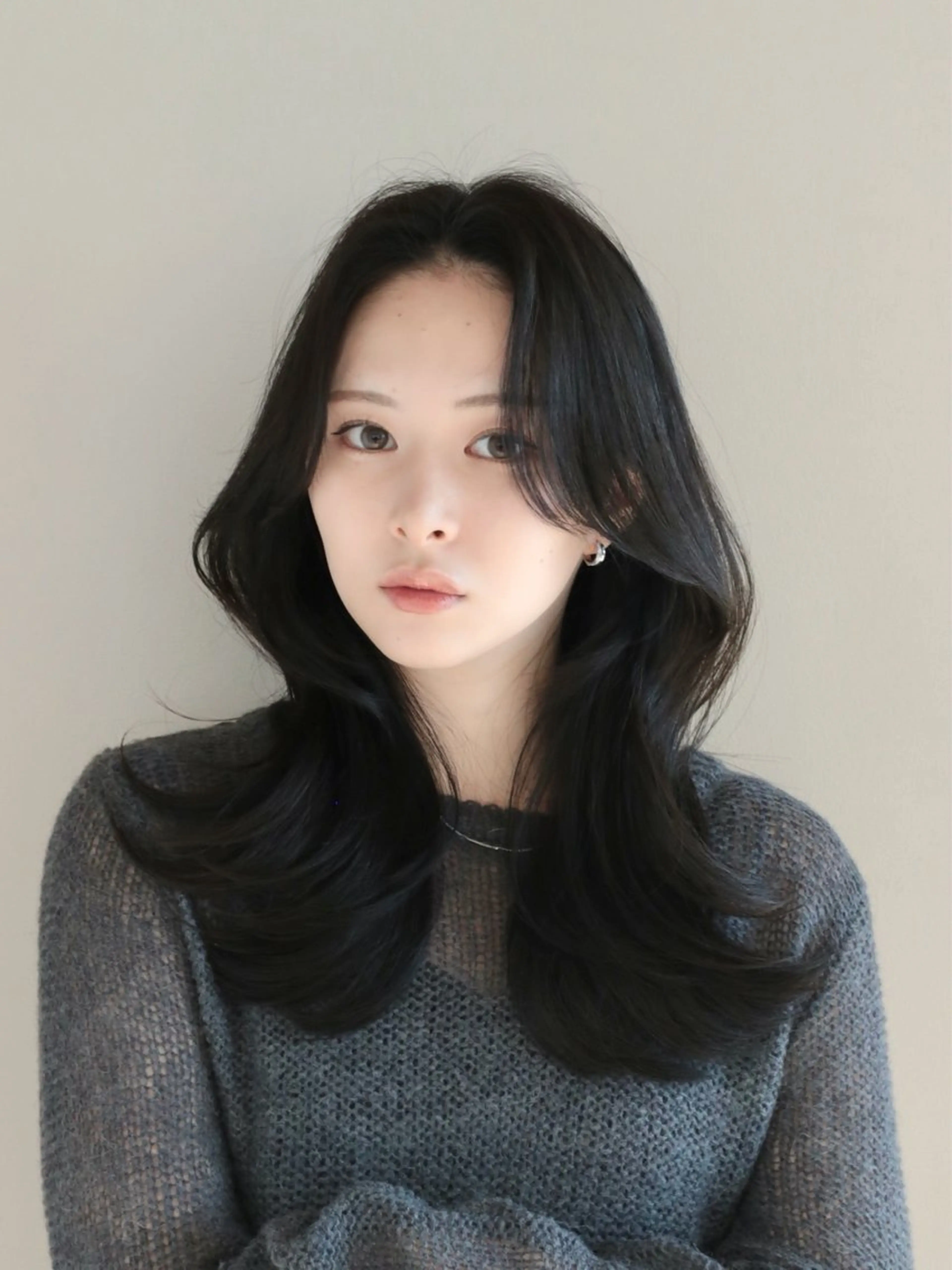 セミロング カラー レイヤーカット 似合わせカット レイヤー/顔周り /透明感🩶高橋大のヘアスタイル