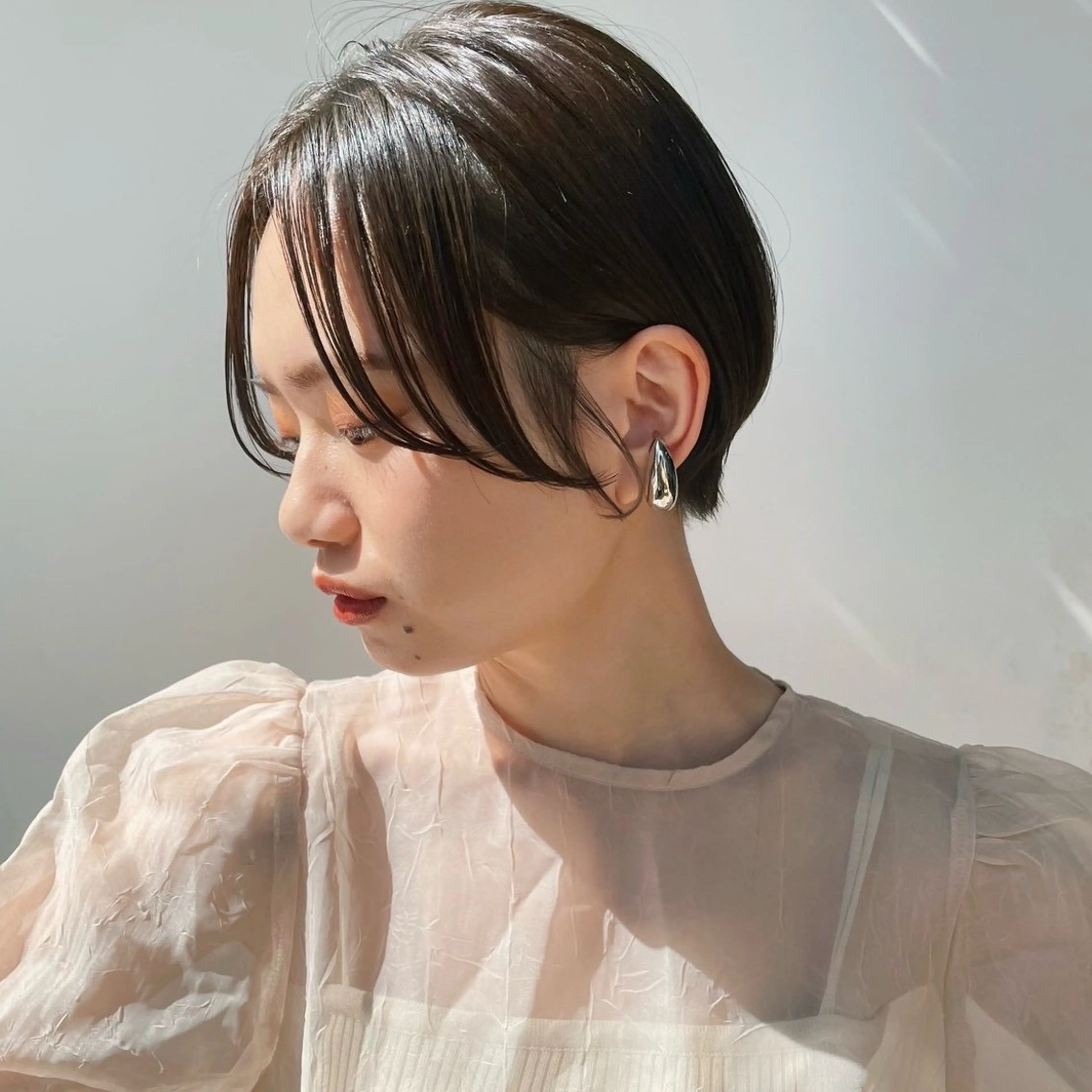 ショート ショートヘア ヘアセット/透明感 カラー/MIHO🤎のヘアスタイル