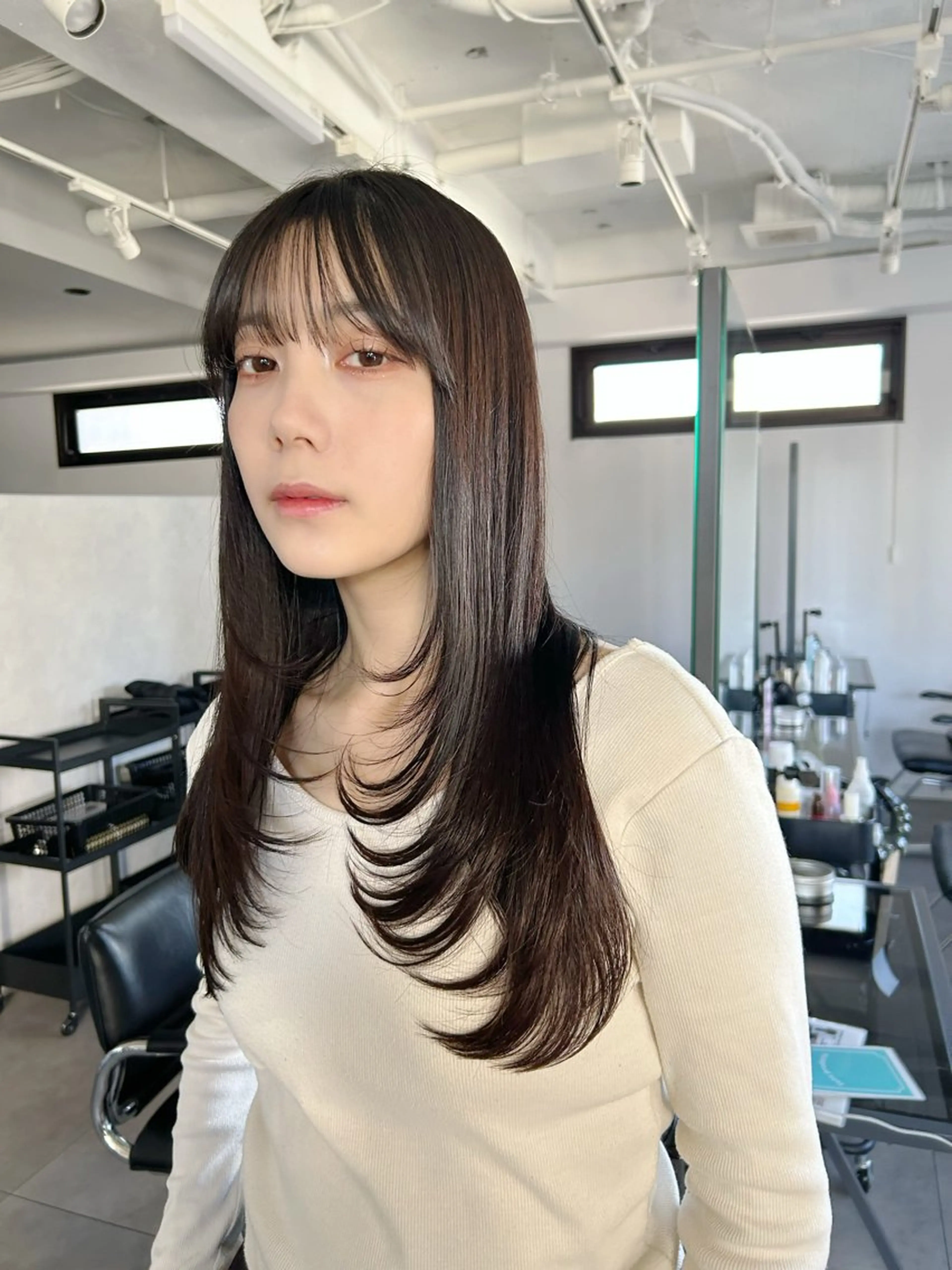 ミディアム カラー カット ヘアカラー 🌿池袋ボブ/美髪 縮毛矯正taigaのヘアスタイル