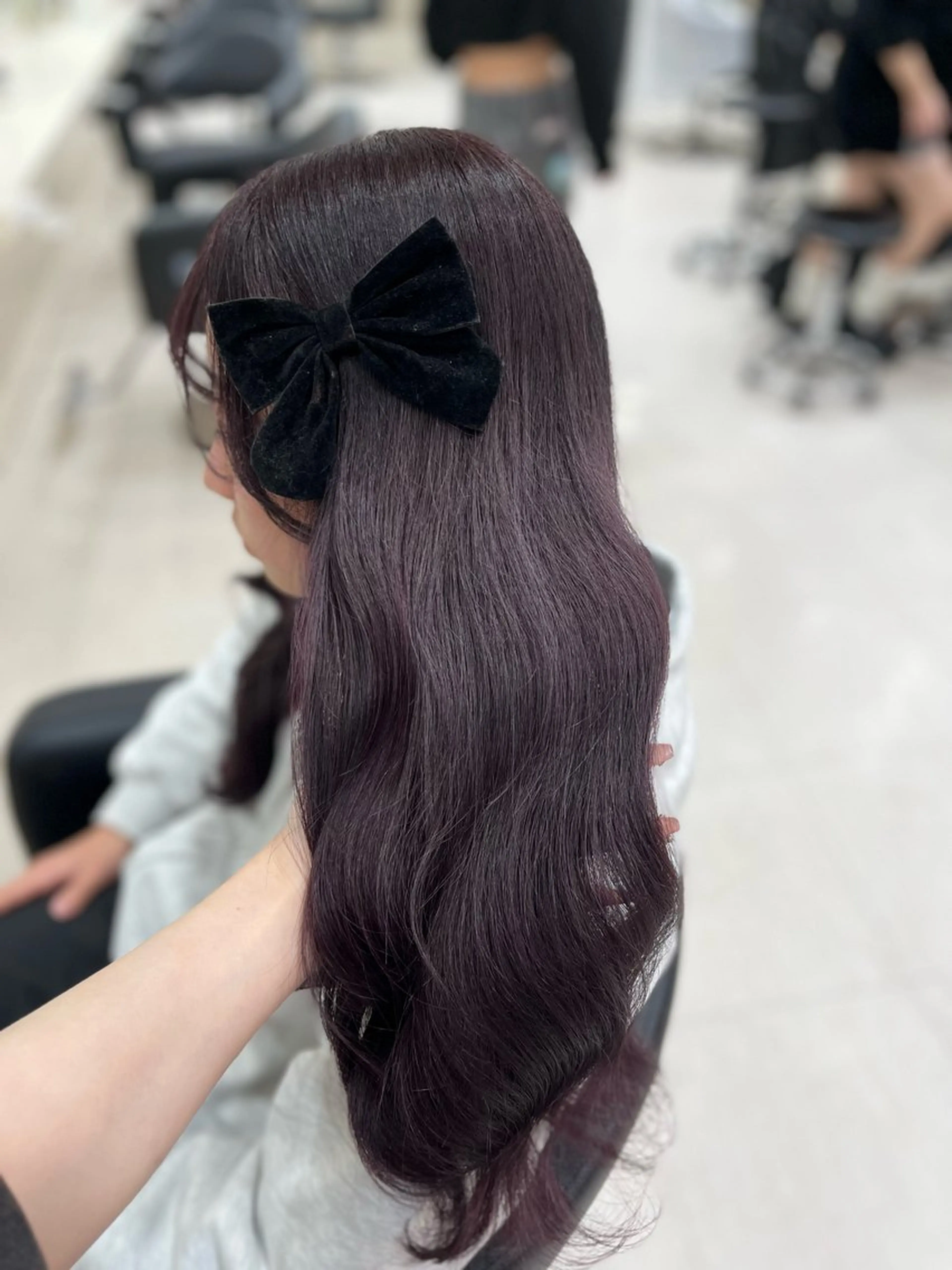 カラー ヘアカラー トリートメント ベージュ・ラベンダー カラー🎀りりのヘアスタイル