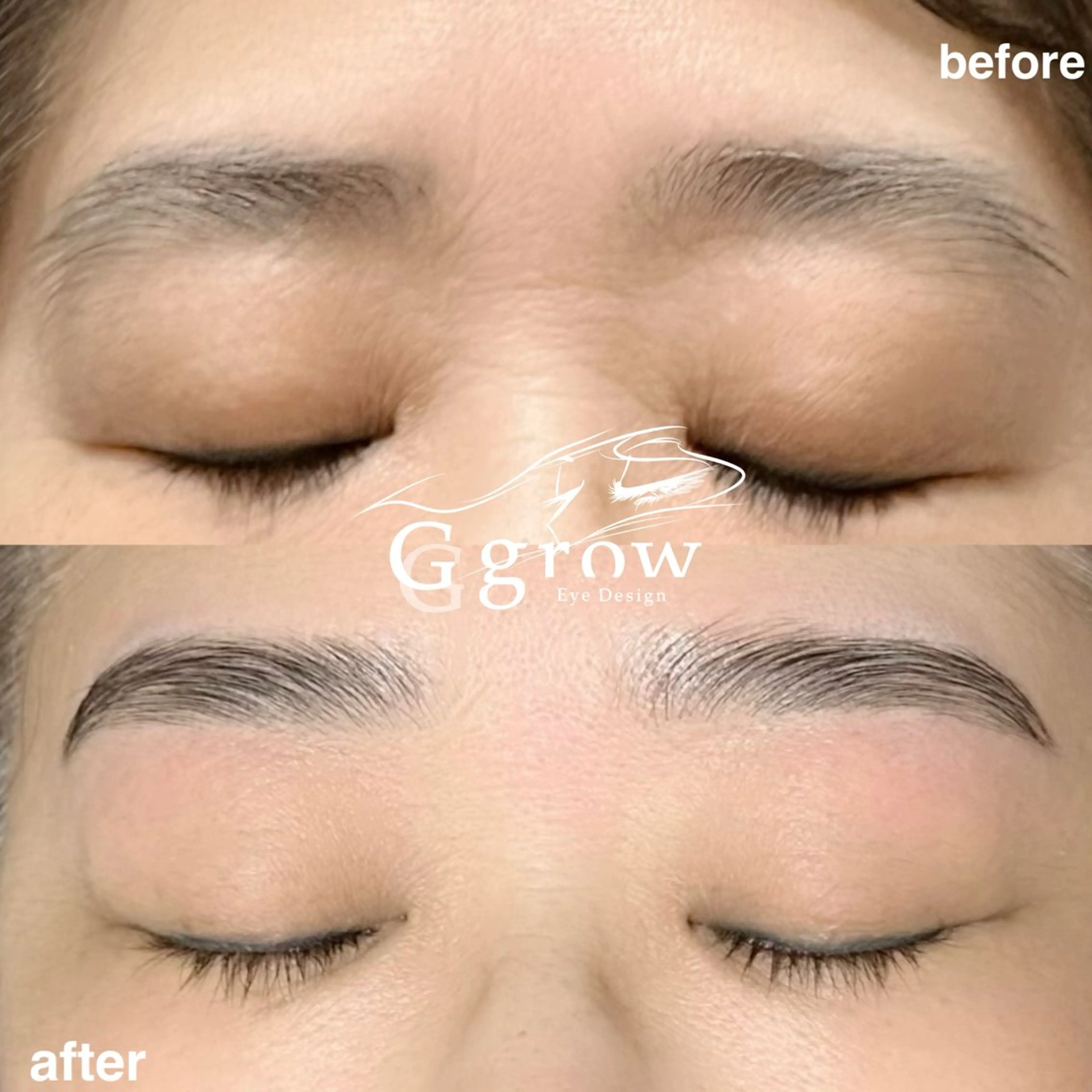 🦋眉パーマ + wax + make🦋¥6000/ナチュラル​〜​外国人風/メンズOKの写真