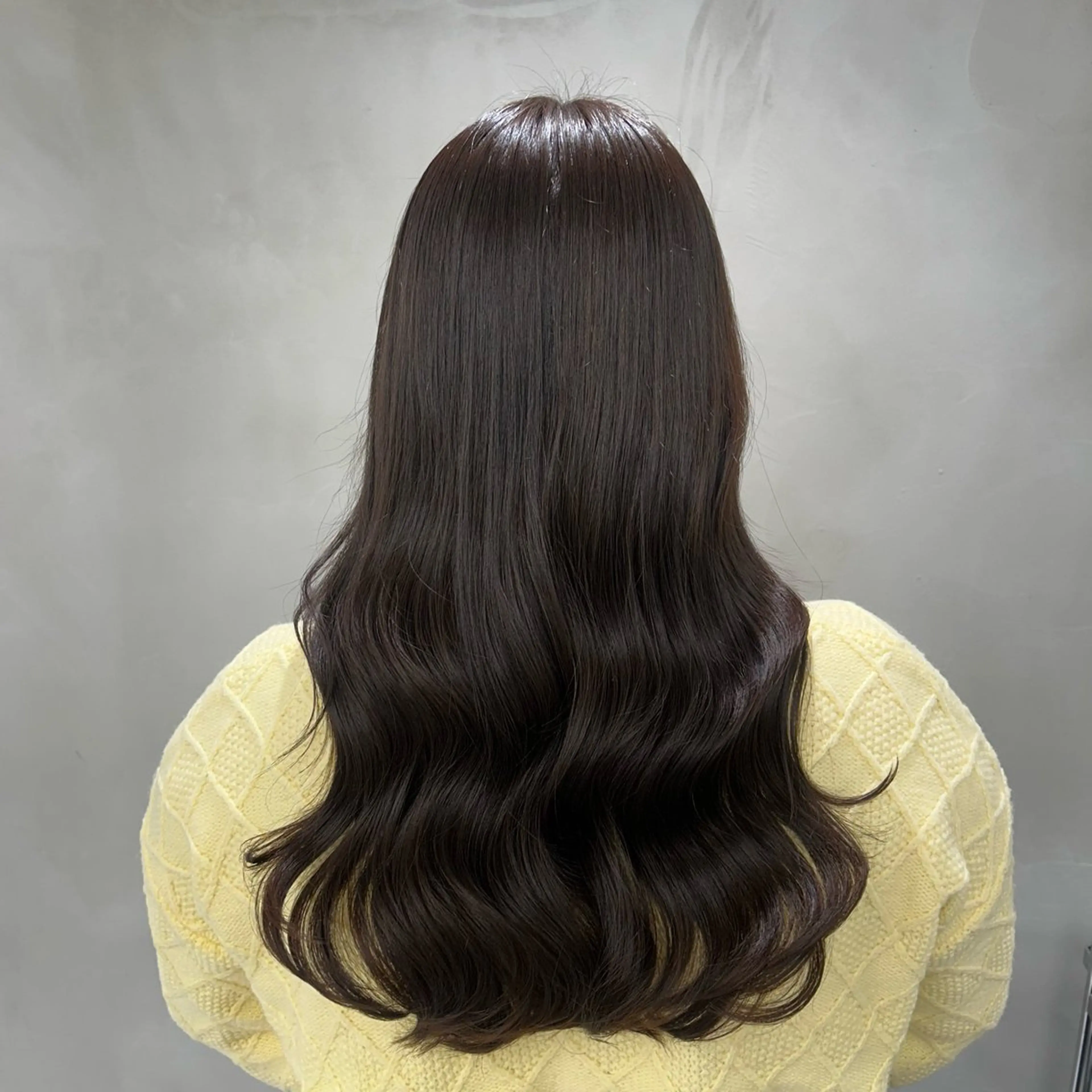 ロング カラー カット ヘアカラー トリートメント [透明感カラ ー🥣💕]高木愛理のヘアスタイル