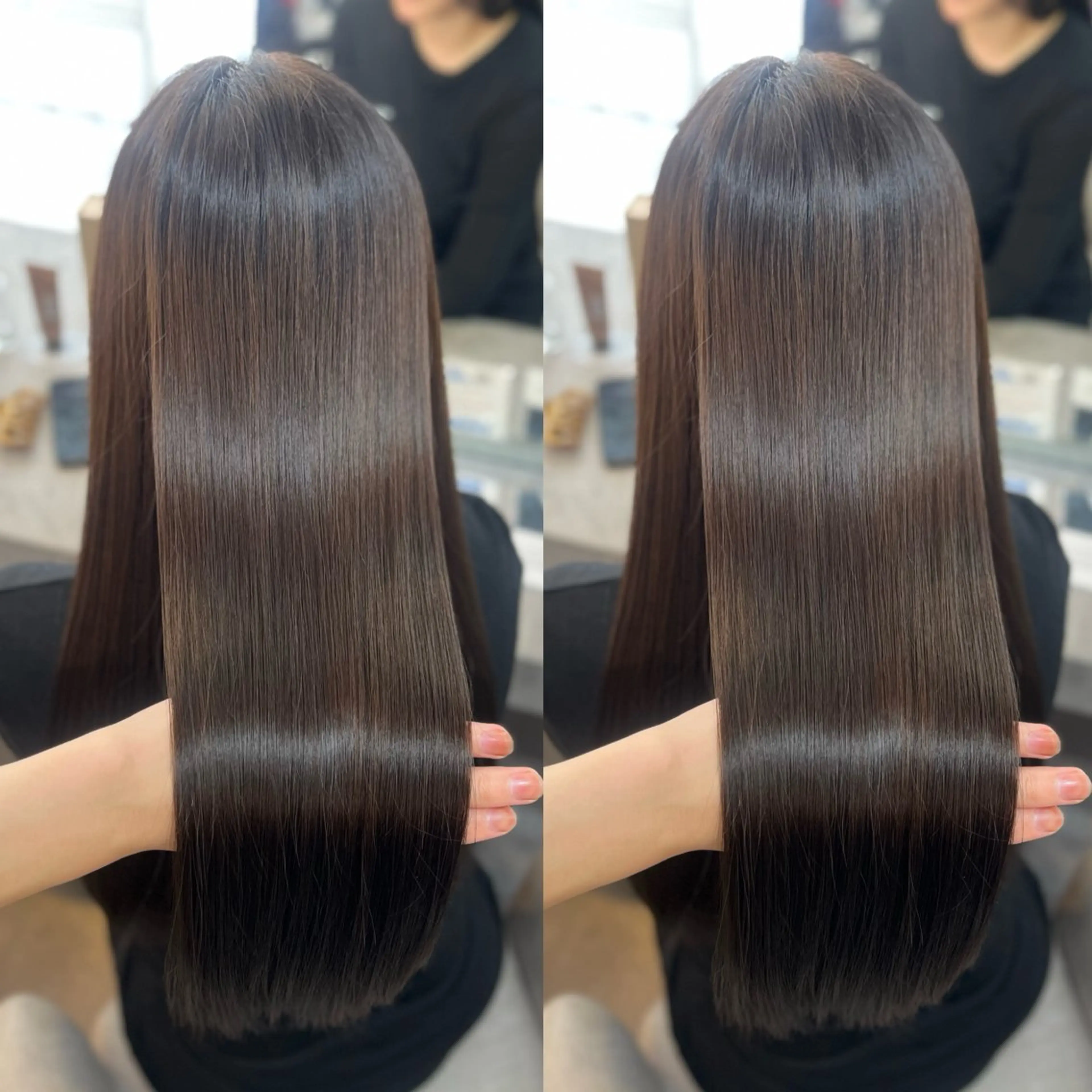 💜埋まり次第終了💜艶カラー+高保湿トリートメント💎の写真