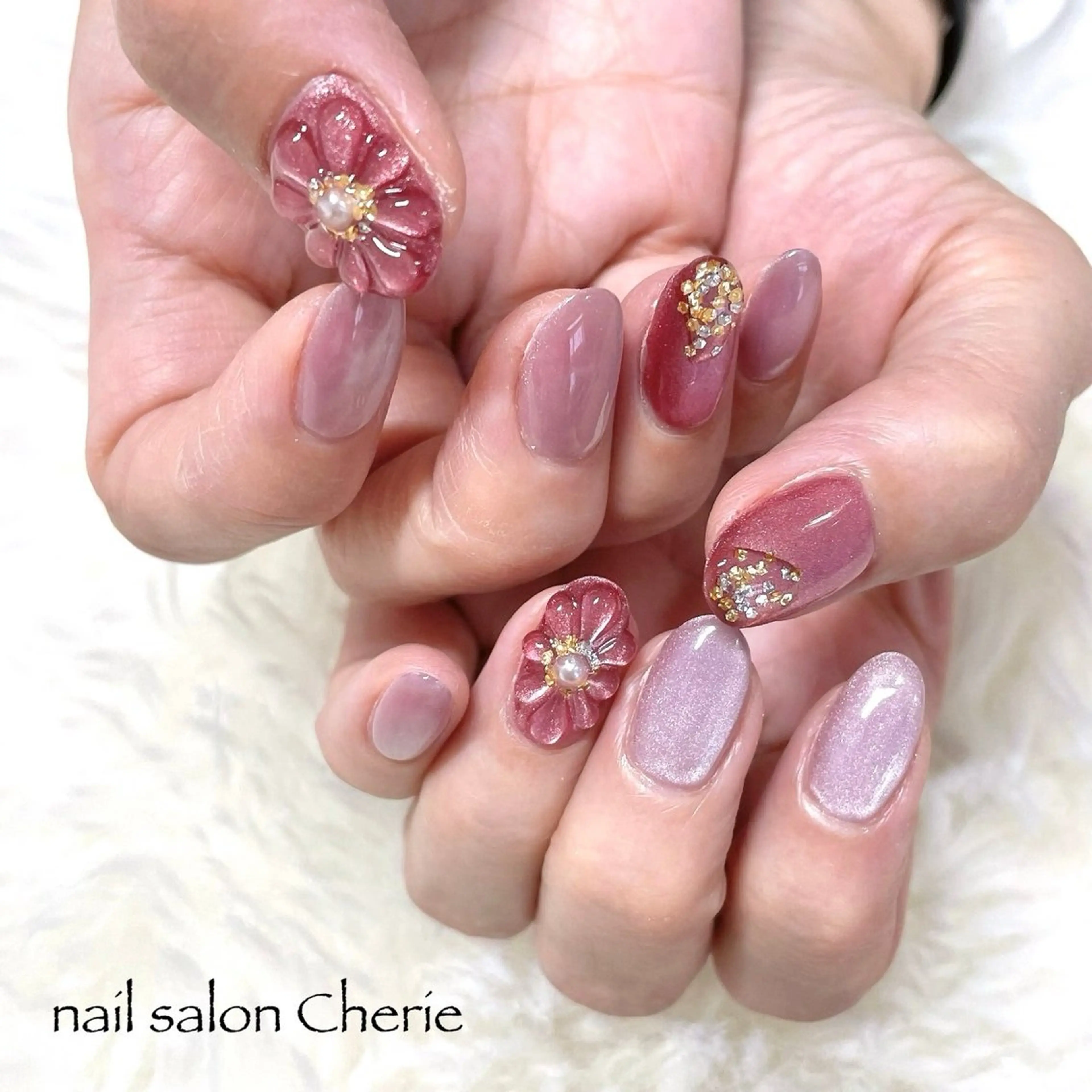 ネイル ハンドネイル nail salon Cherie ネイルサロン シェリー所属・nail salon Cherieのネイルデザイン