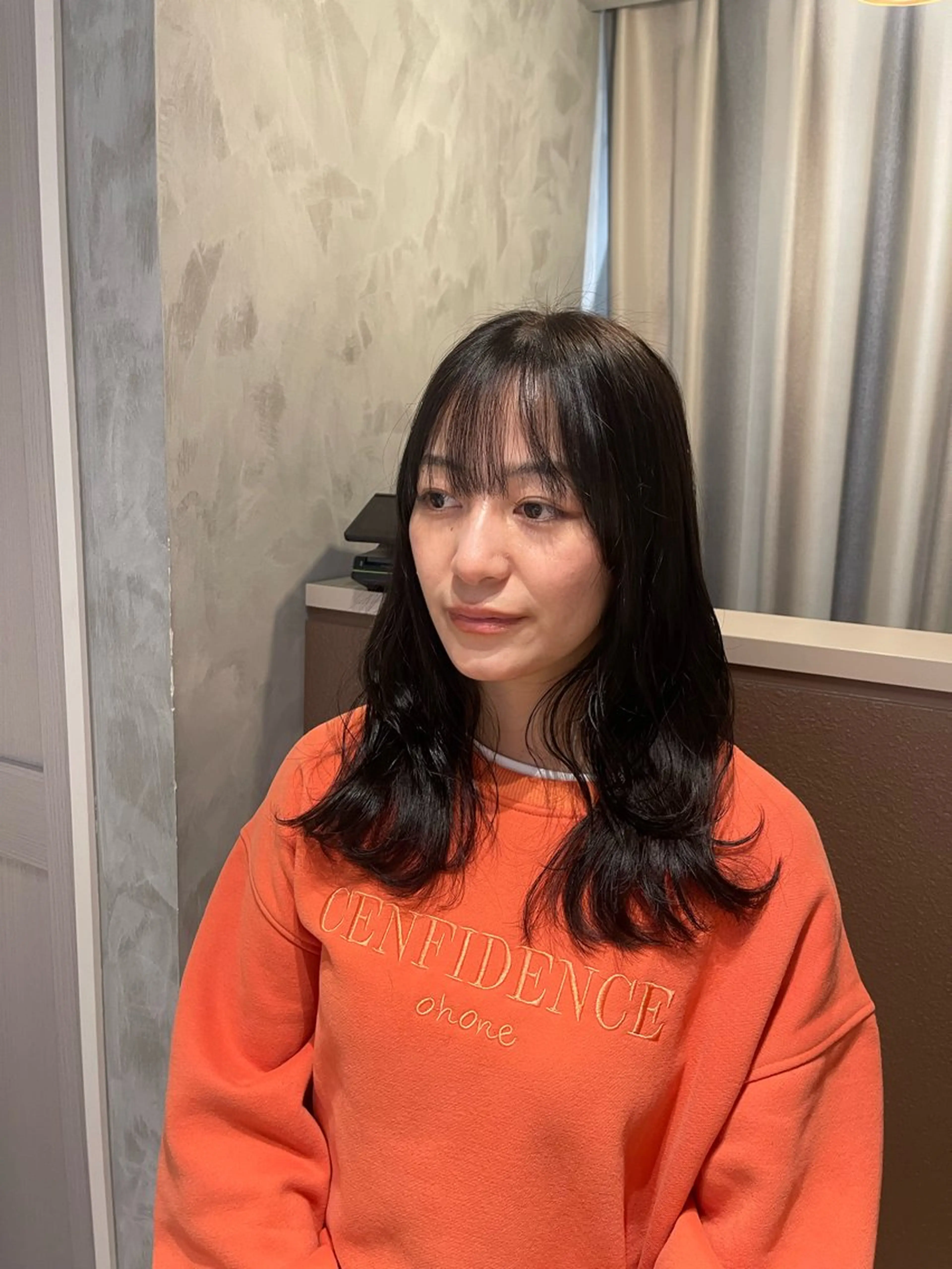 セミロング カラー カット ヘアカラー esse所属・阪倉 美玲のヘアスタイル