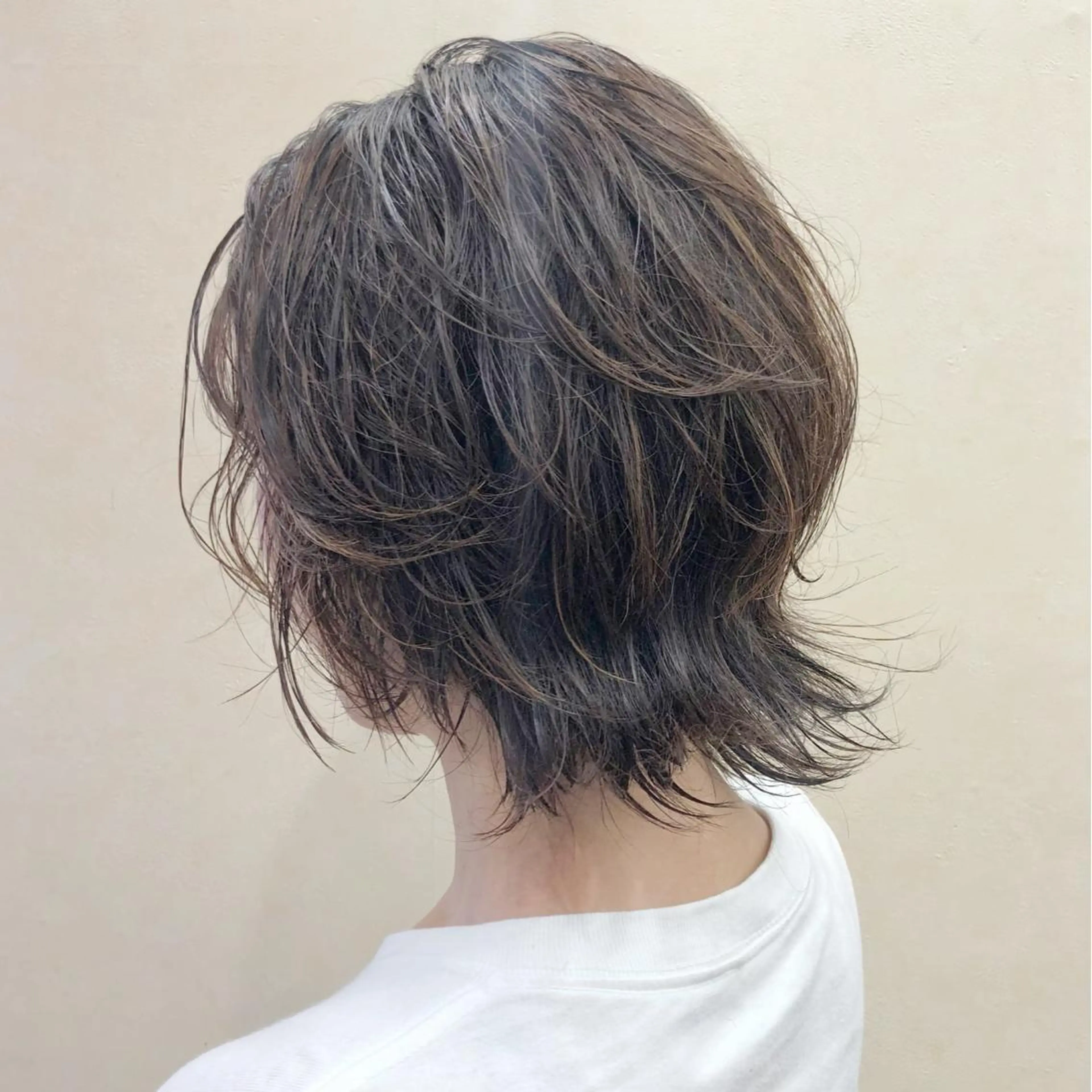 ミディアム ハイライト 【ニュアンスカラー・ 髪質改善】スズキカナのヘアスタイル