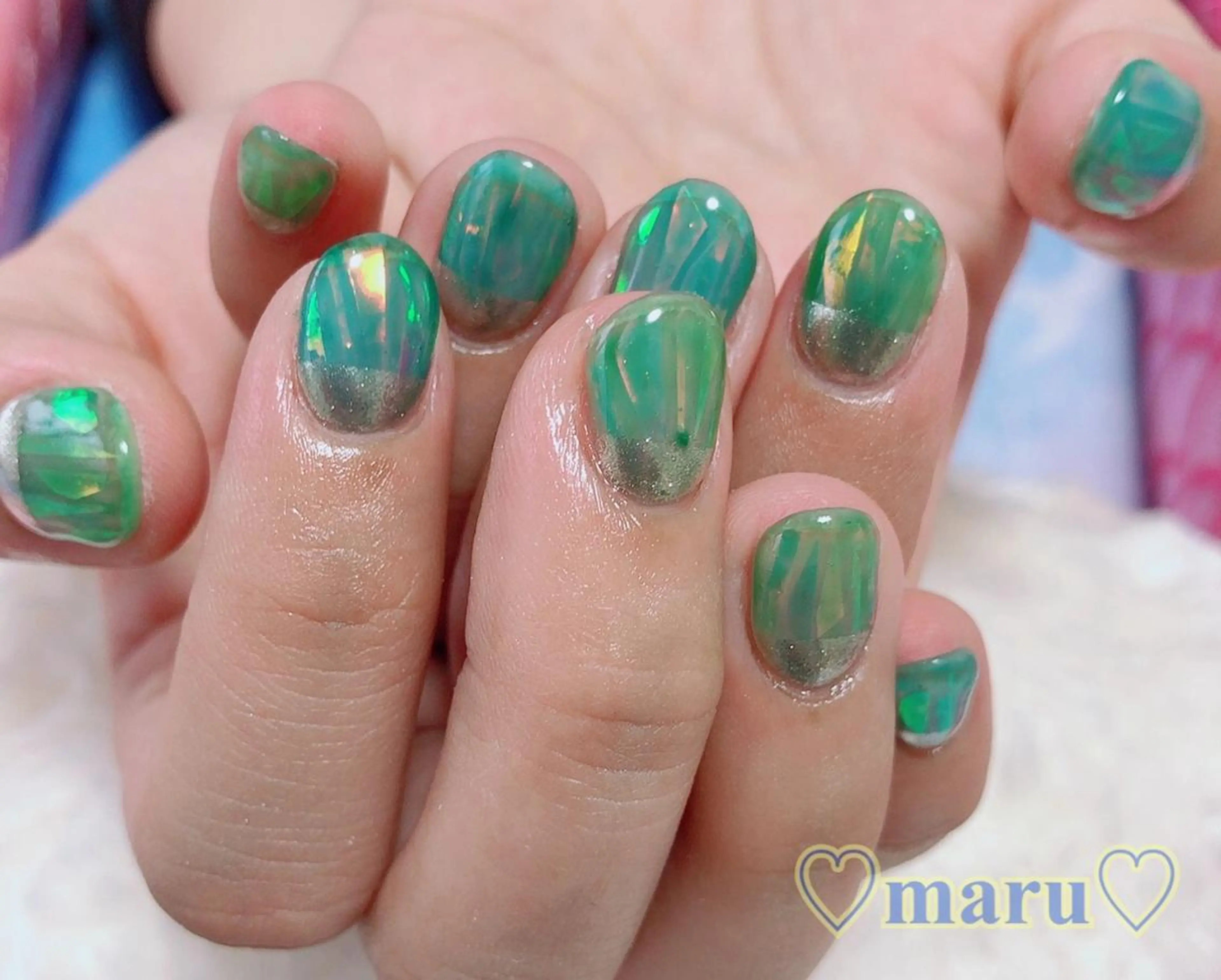 ネイル ハンドネイル フットネイル まるみ ♡のネイルデザイン