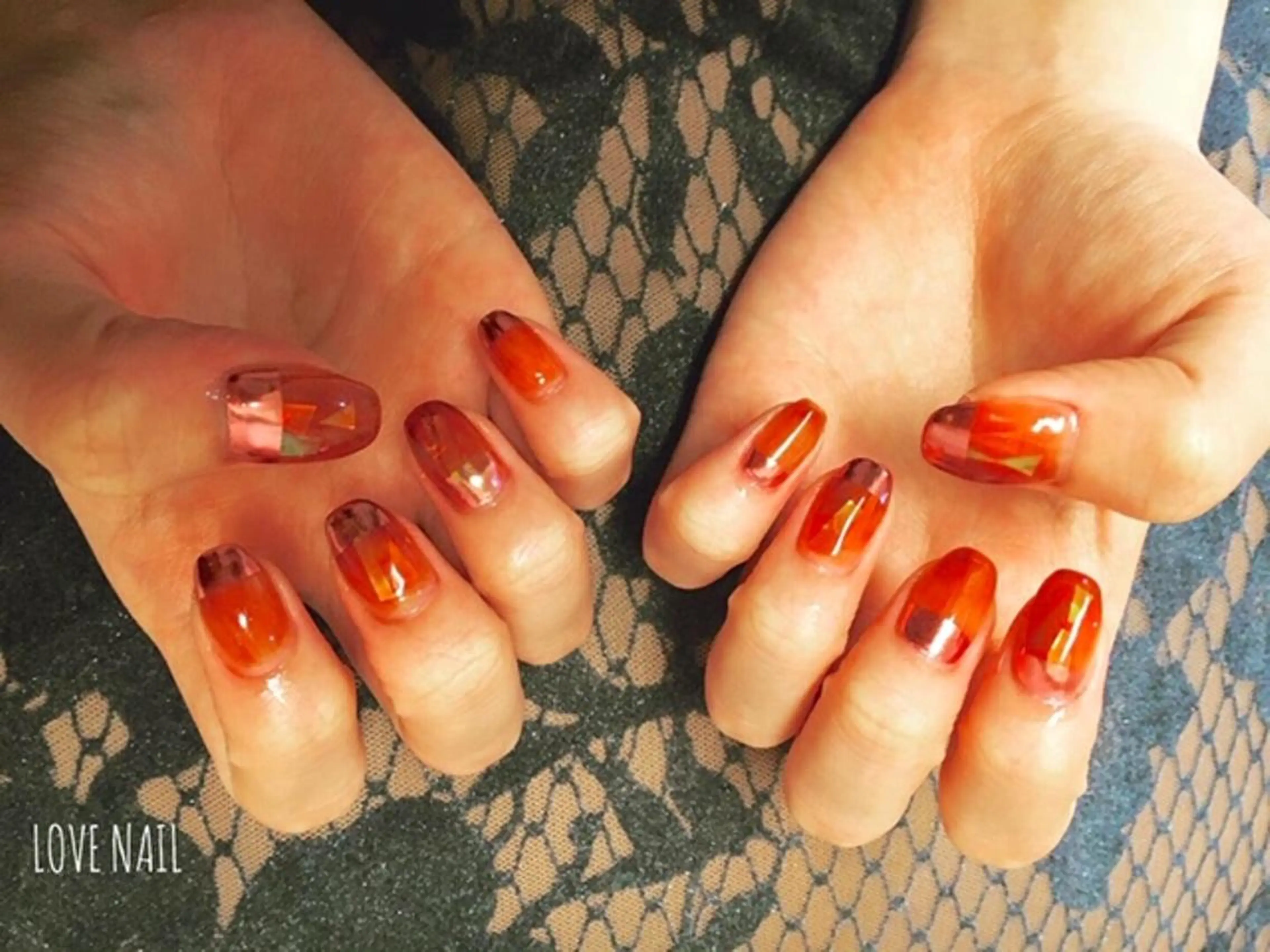 ネイル ハンドネイル LOVE NAIL 💕Sonoのネイルデザイン