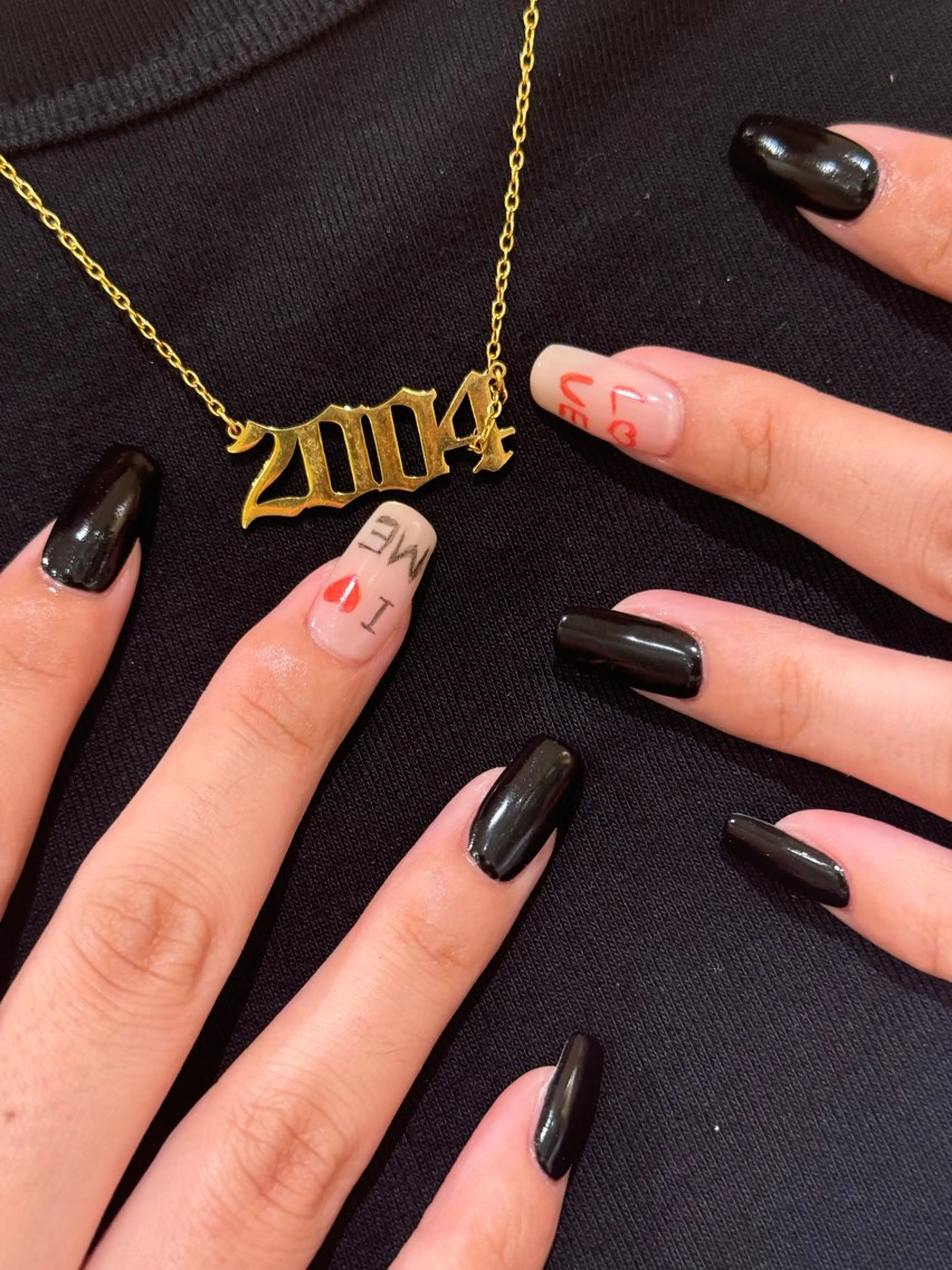 ネイル ハンドネイル なぽ ❤︎ y2k/韓国nailのネイルデザイン