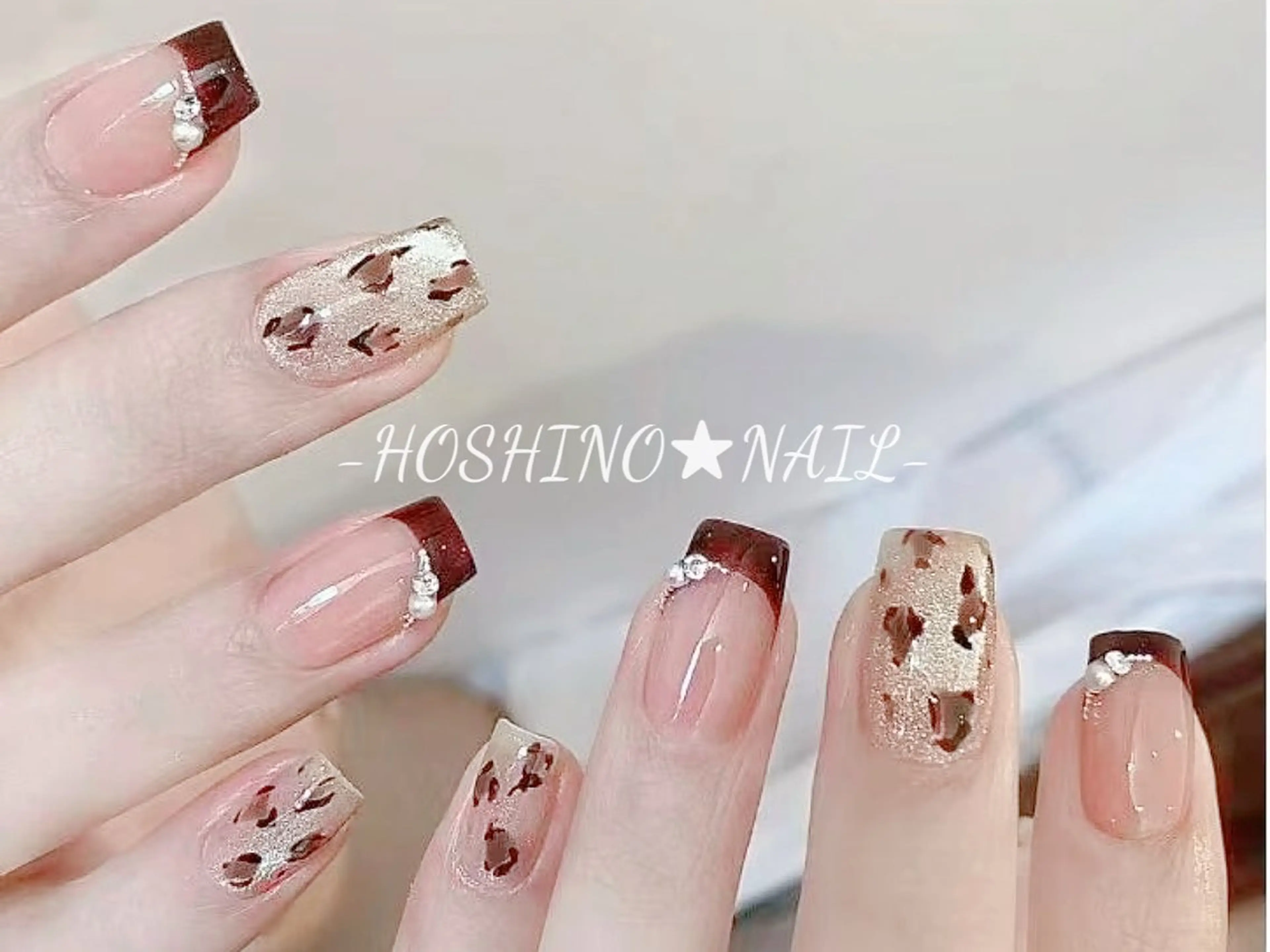 ネイル オーロラネイル チークネイル ドット フットネイル フレンチネイル ハンドネイル ★HOSHINO NAIL★新宿店のネイルデザイン