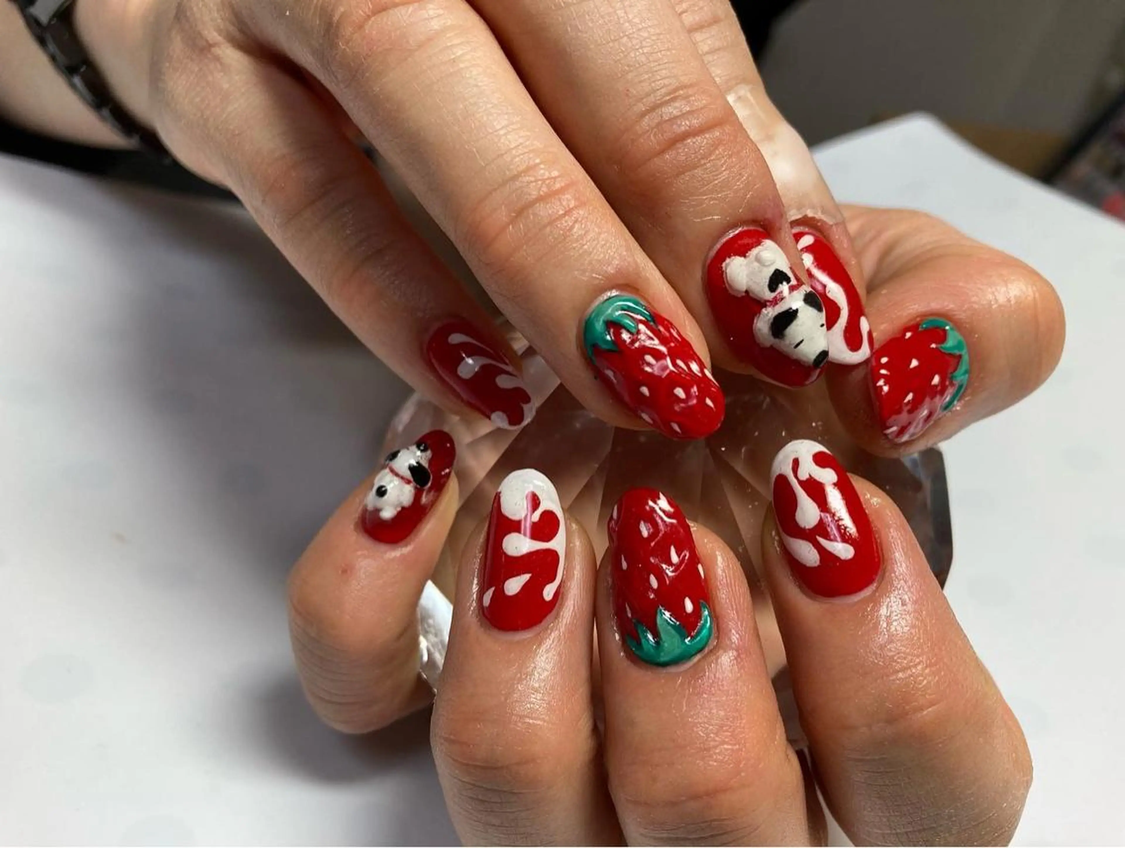 ミディアム ネイル nail yukkoのネイルデザイン