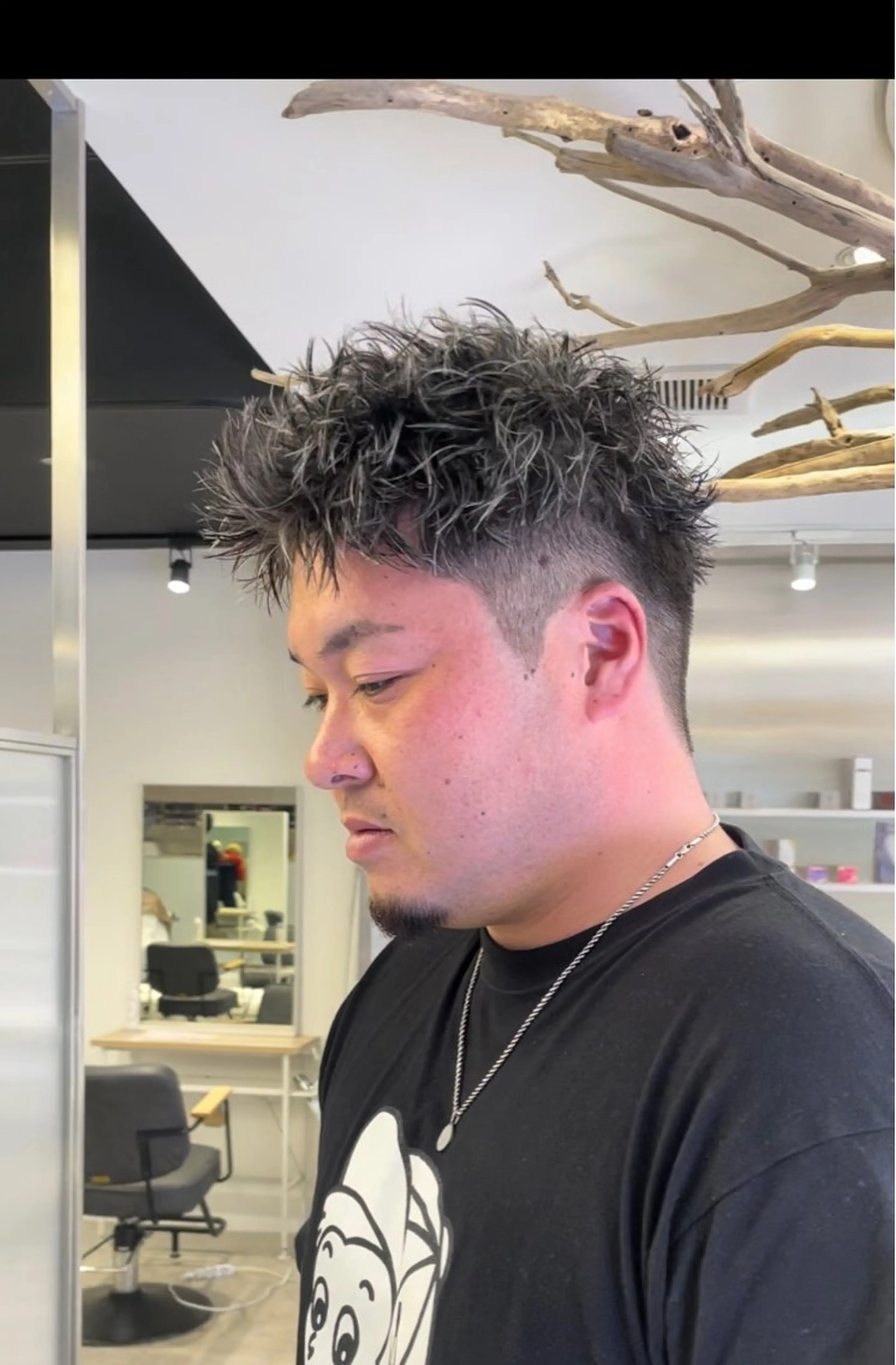 ショート カラー パーマ メンズ カット パーマ 【圧倒的センス】 まる/メンズカラーのヘアスタイル