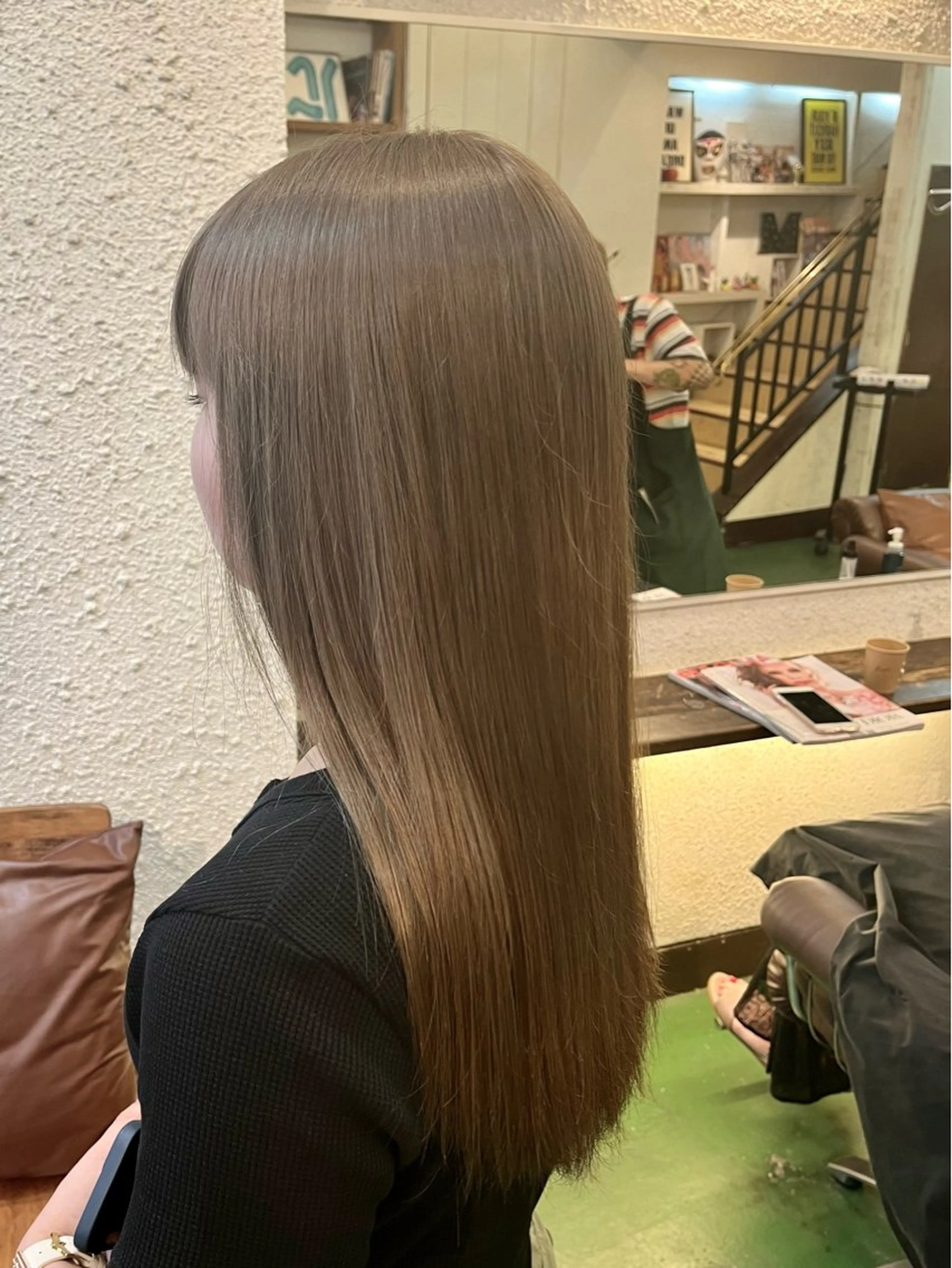 🌟当日限定髪質ケアメニュー🌟🌿柔らかい透明感ワンカラー🌿+選べるトリートメント#韓国#ミニモ学割の写真