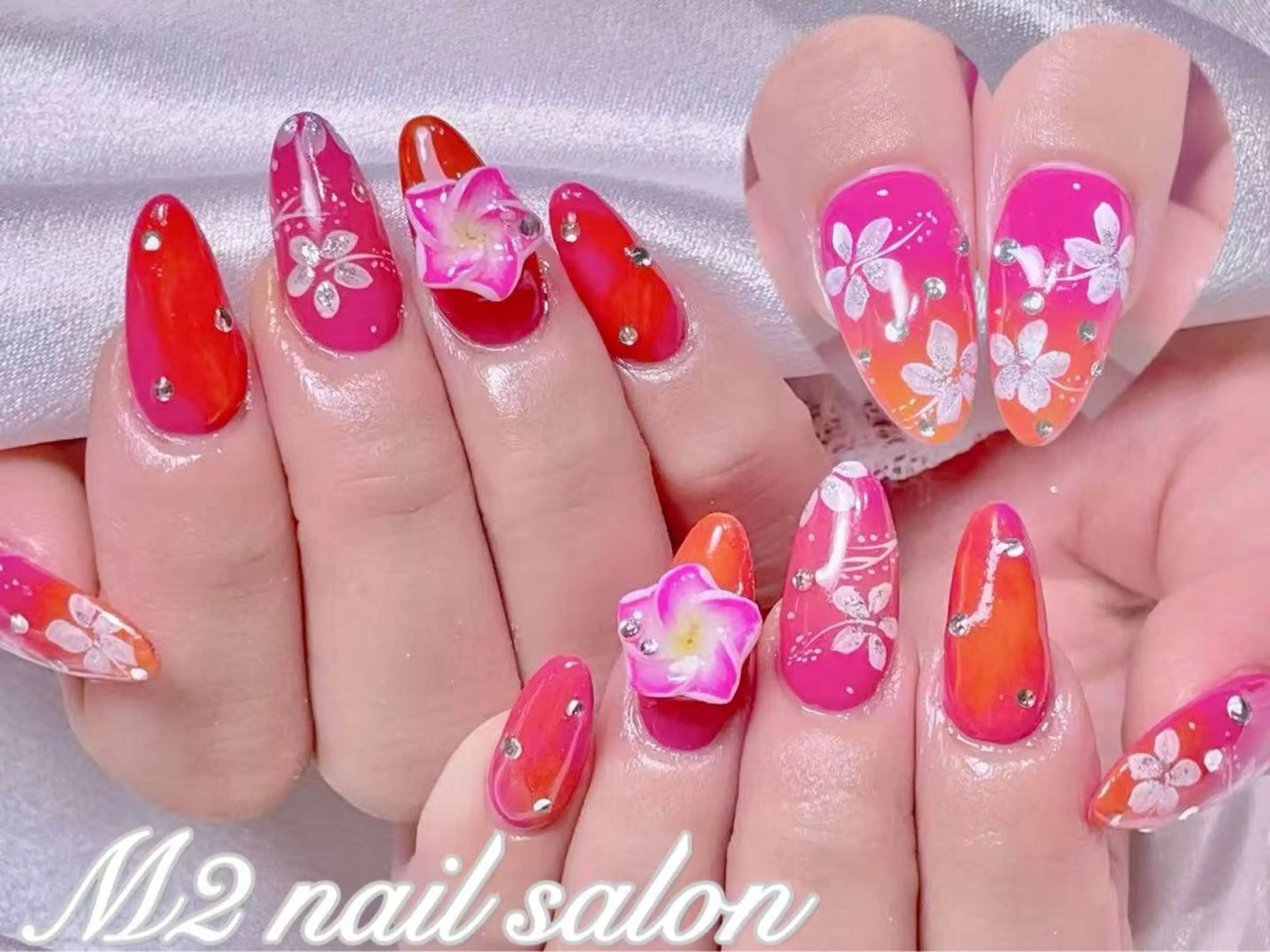 ネイル 長さだし専門店 M2　rikaのネイルデザイン