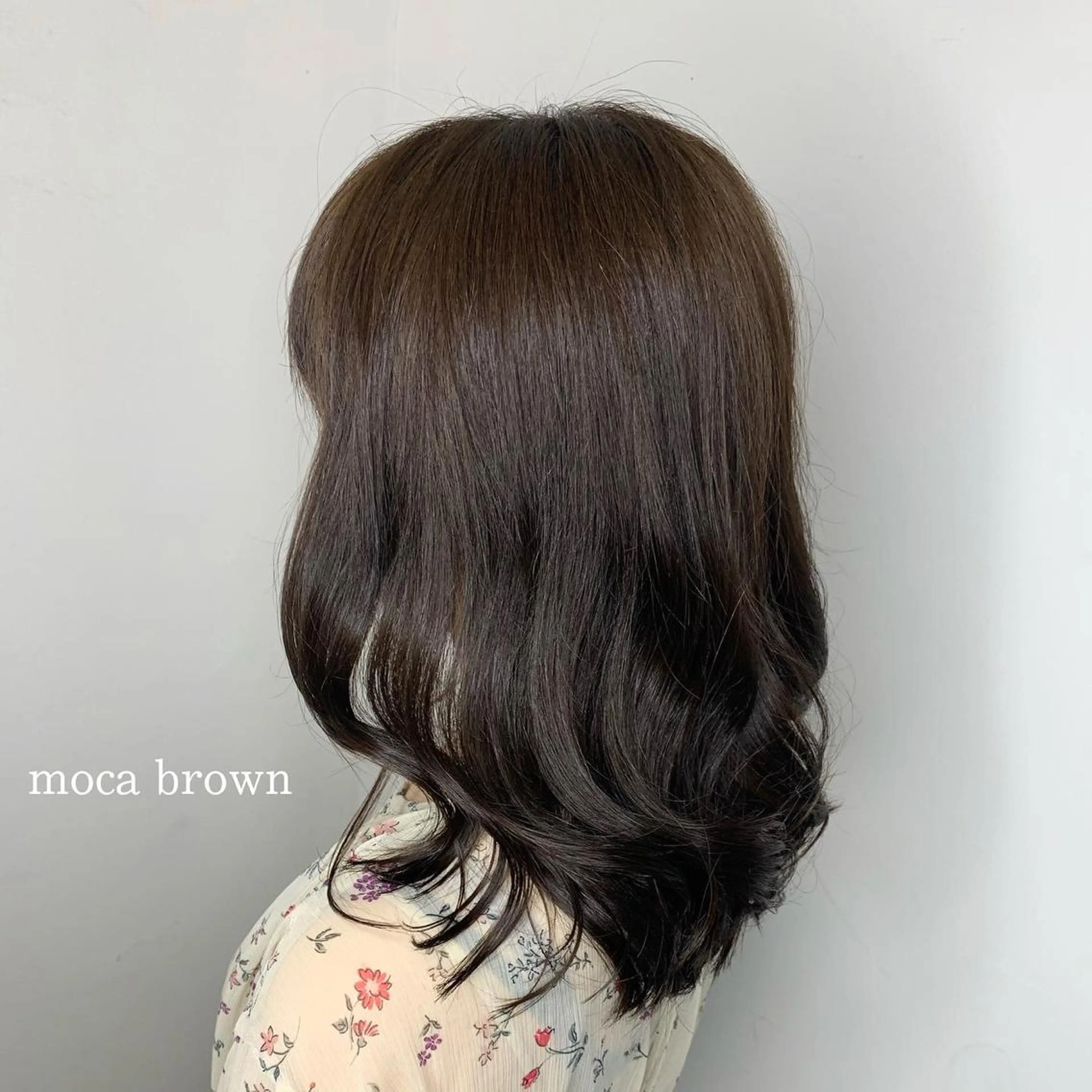 セミロング カラー 🌈re-room EIKI🇰🇷のヘアスタイル