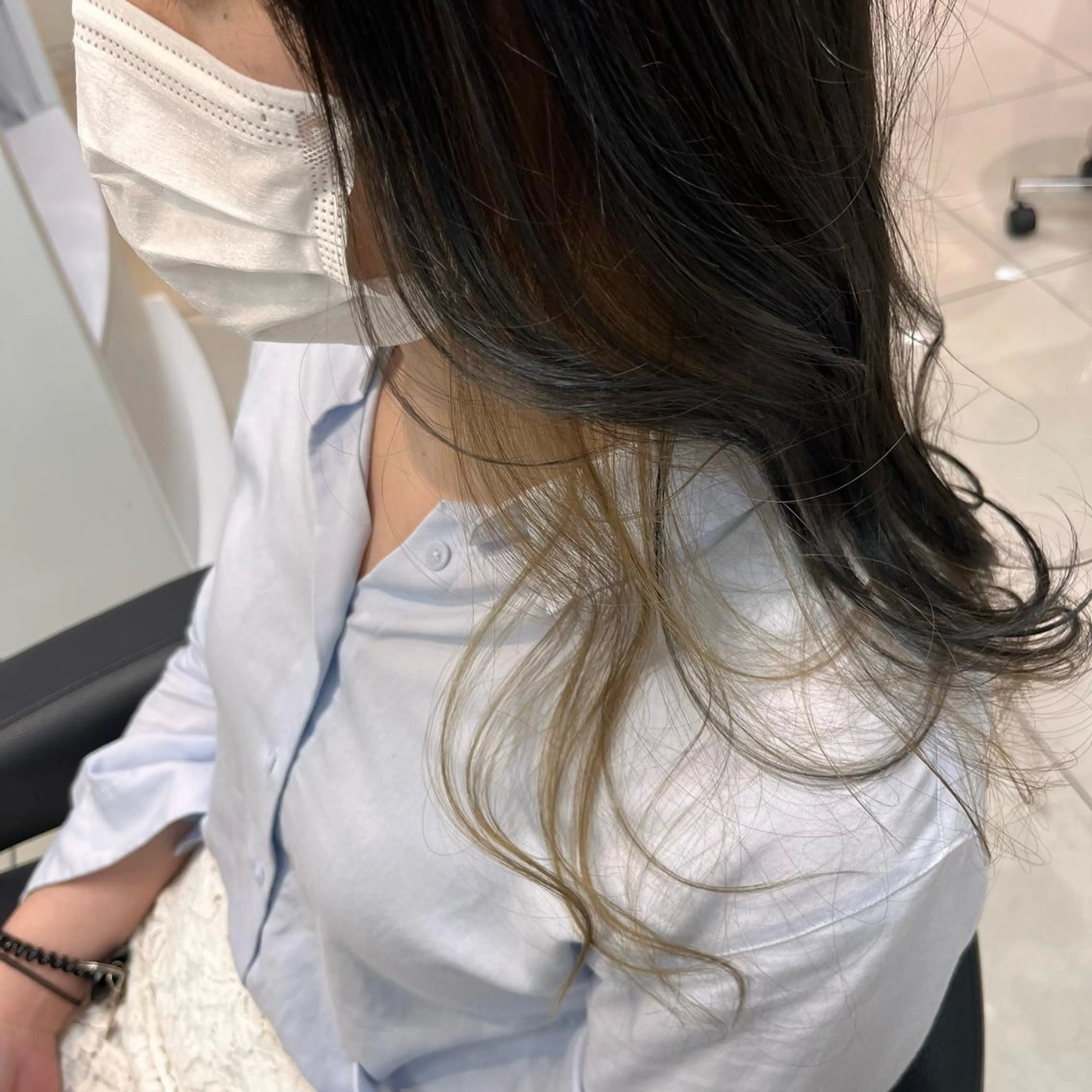 ロング おくれ毛 メンズヘア専門🦊 RYOKAのヘアスタイル