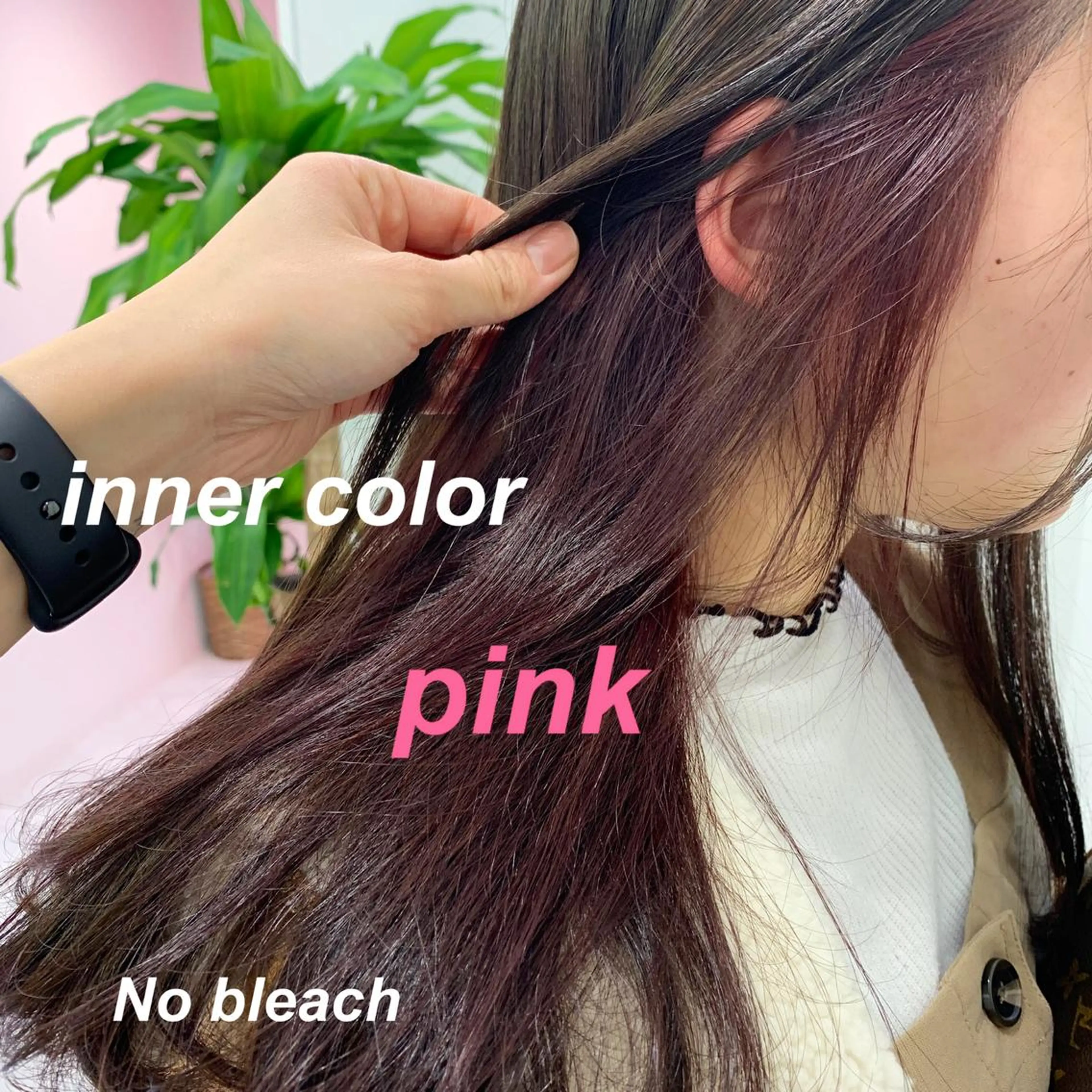セミロング カラー ヘアアレンジ ブリーチ ダブルカラー インナーカラー ブリーチなしカラー GO TODAY SHAiRE SALON  原宿verno店所属・完全💗マンツーマン marinのヘアスタイル