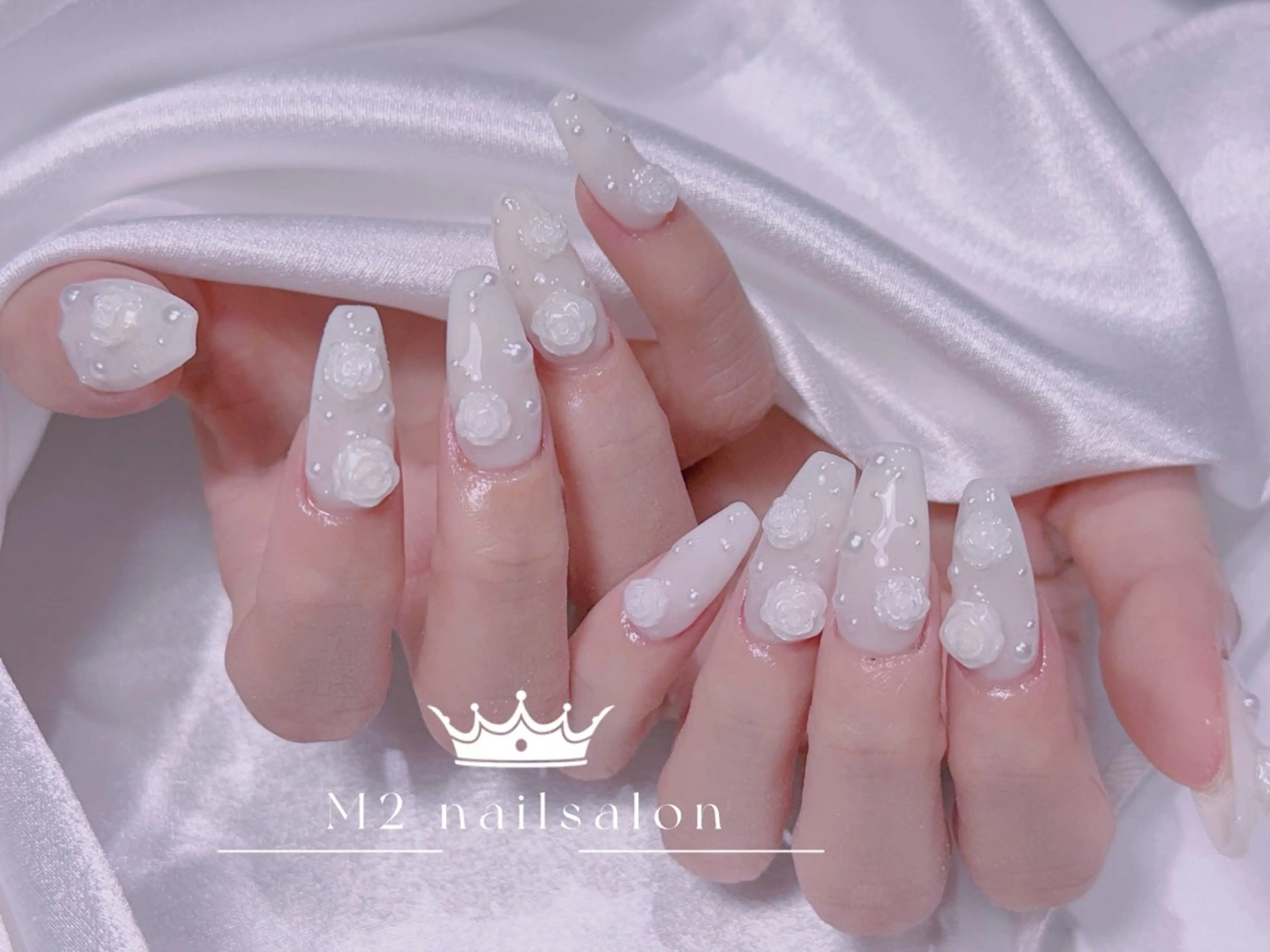 ネイル ハンドネイル 長さだし専門店 M2　rikaのネイルデザイン