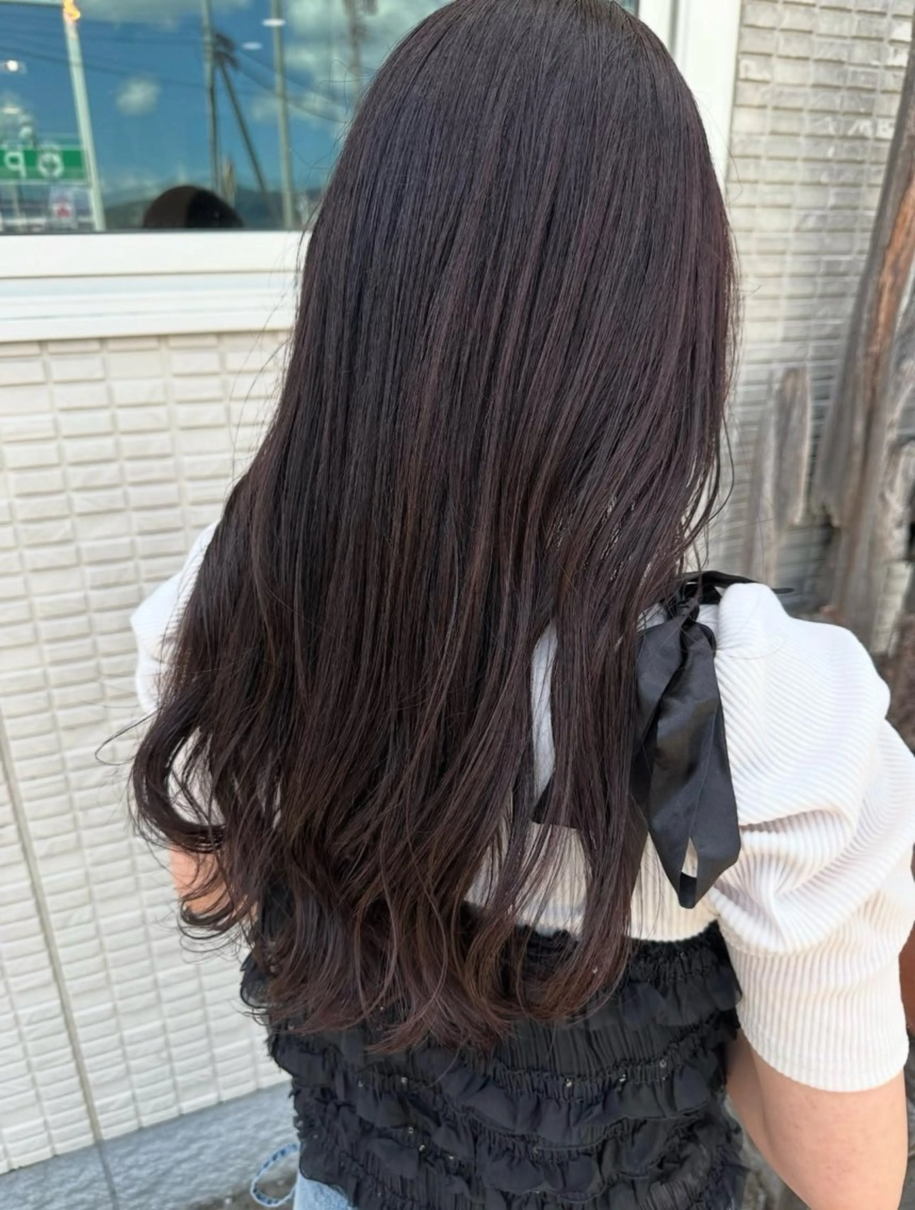 ロング カット ヘアカラー トリートメント 木村 彩花のヘアスタイル