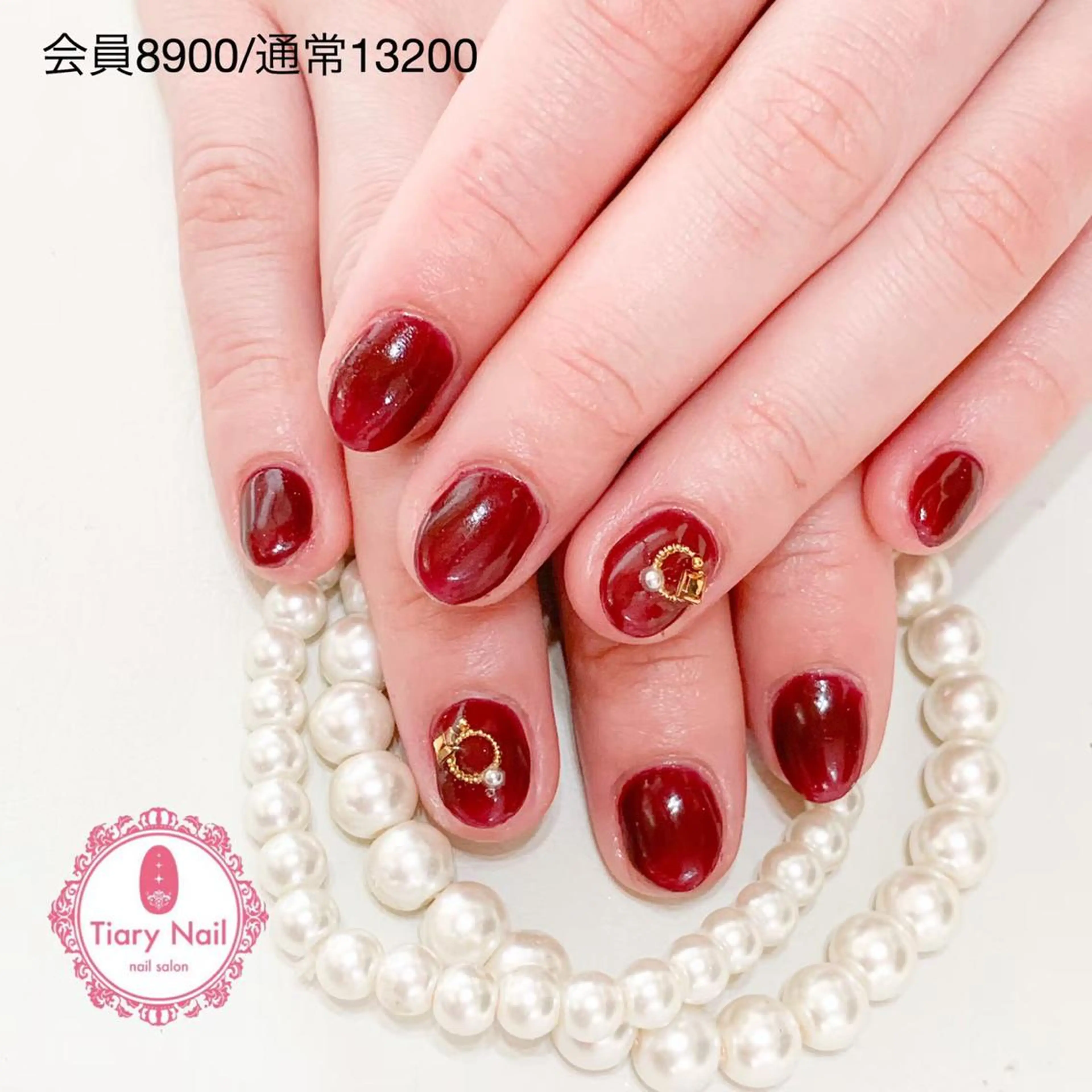 ネイル 💗🪽Tiary Nail🪽💗のネイルデザイン