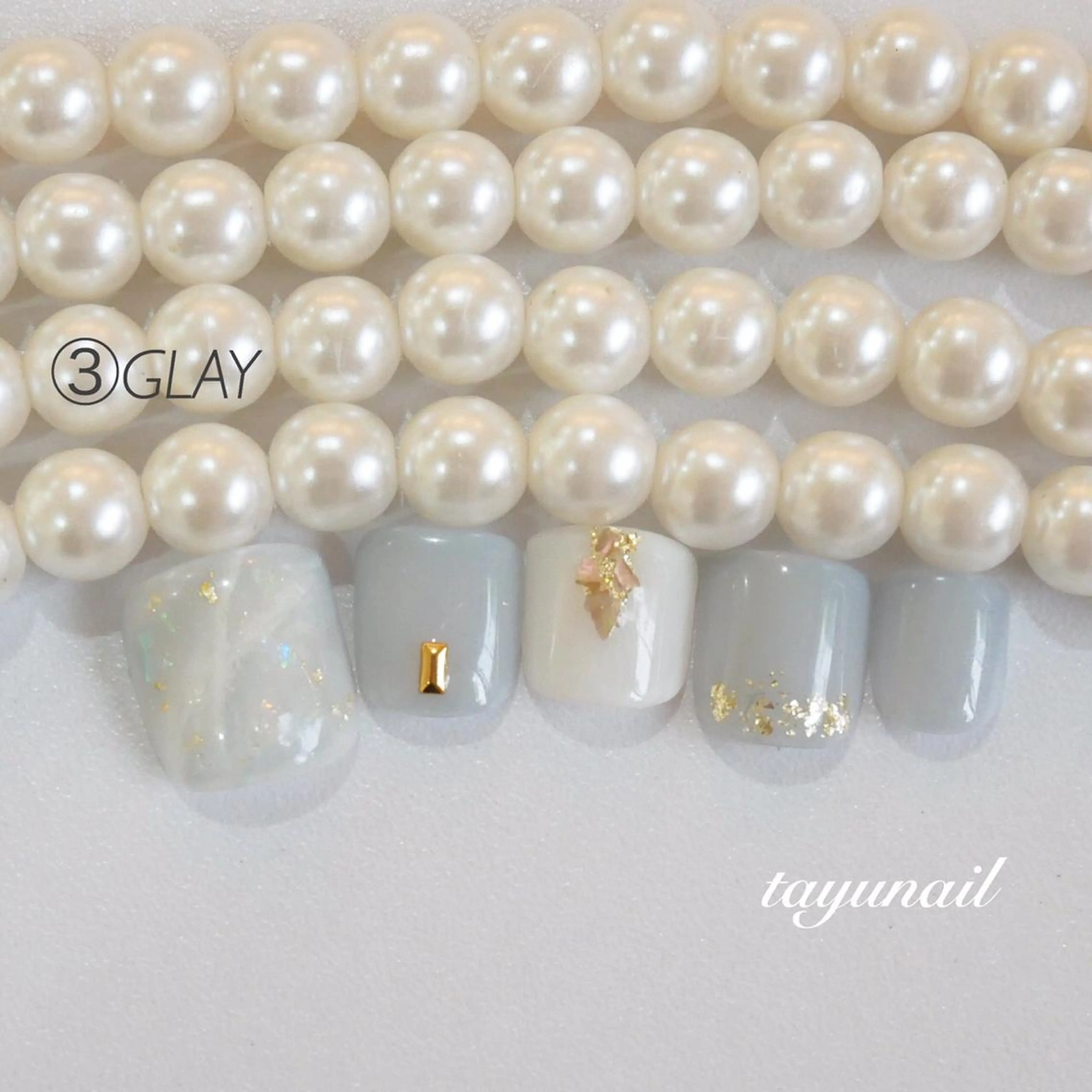 ネイル フットネイル ネイルサロン・ネイルスクール　たゆnail所属・ネイルサロン 【たゆnail】のネイルデザイン