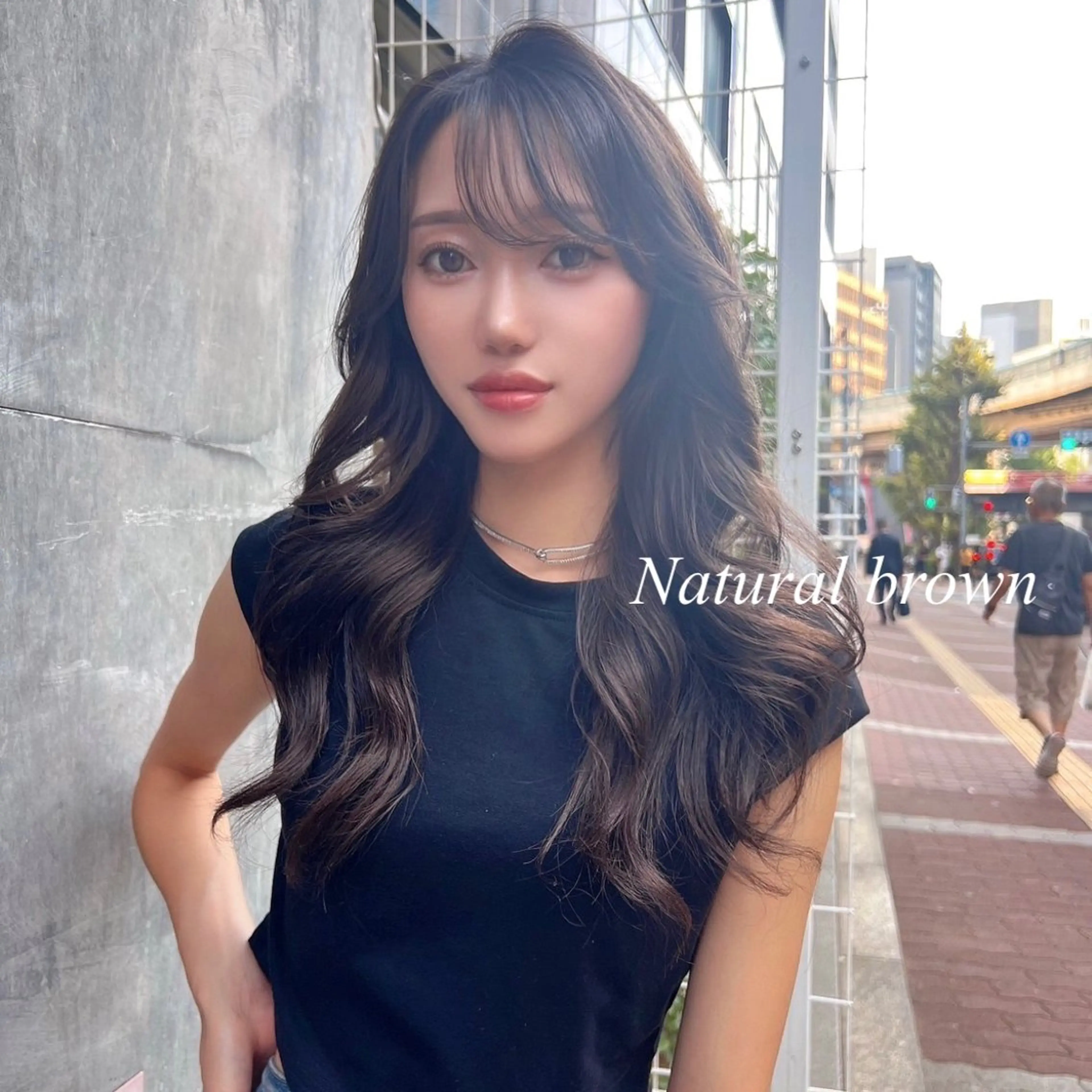 ロング カラー シールエクステ ハイトーンカラー エクステ ヘアカラー エクステ シールエクステ特化 ハイトーン、NANAのヘアスタイル