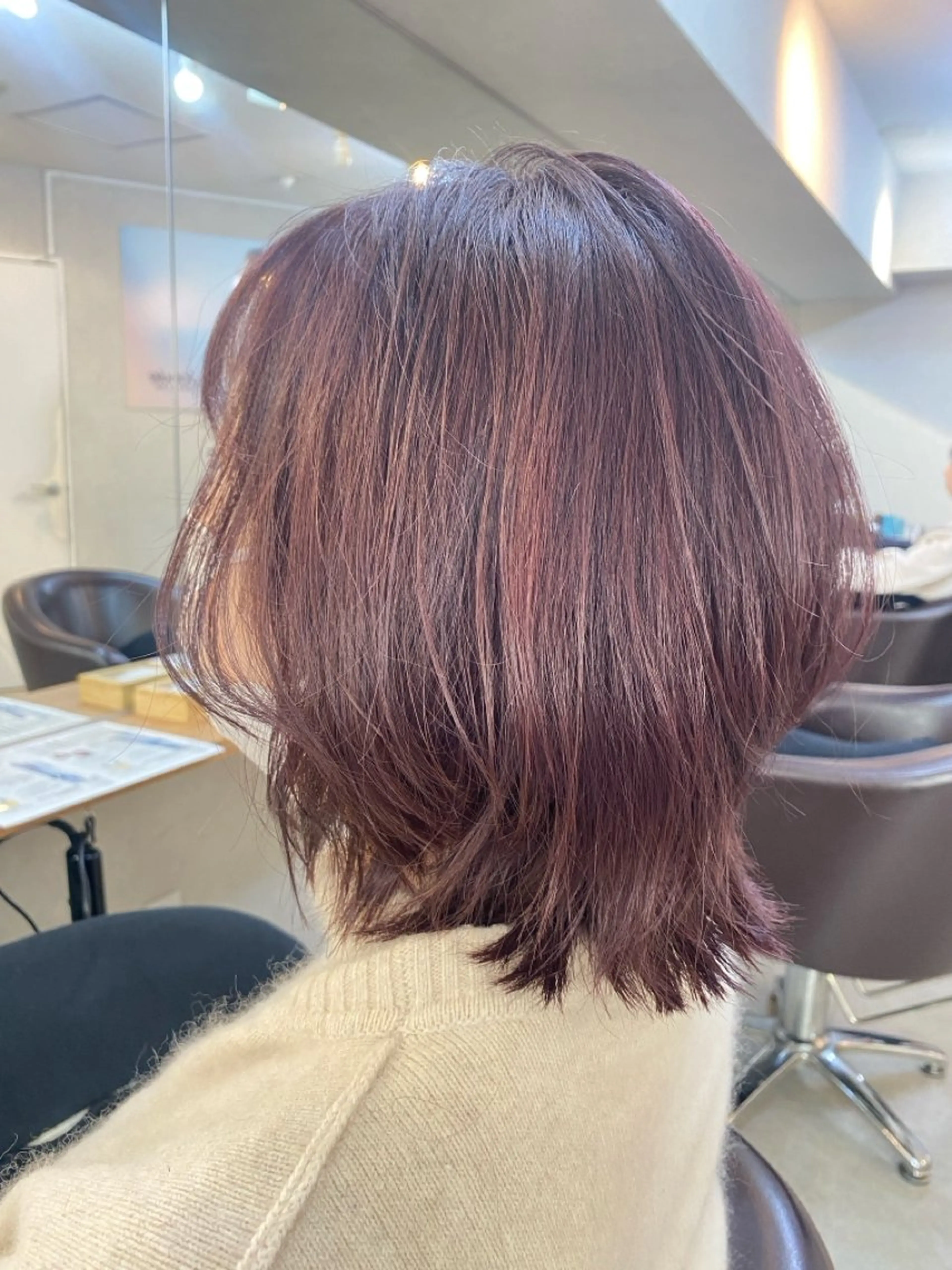 ミディアム JouleSouth 佐野花苗[新宿]のヘアスタイル