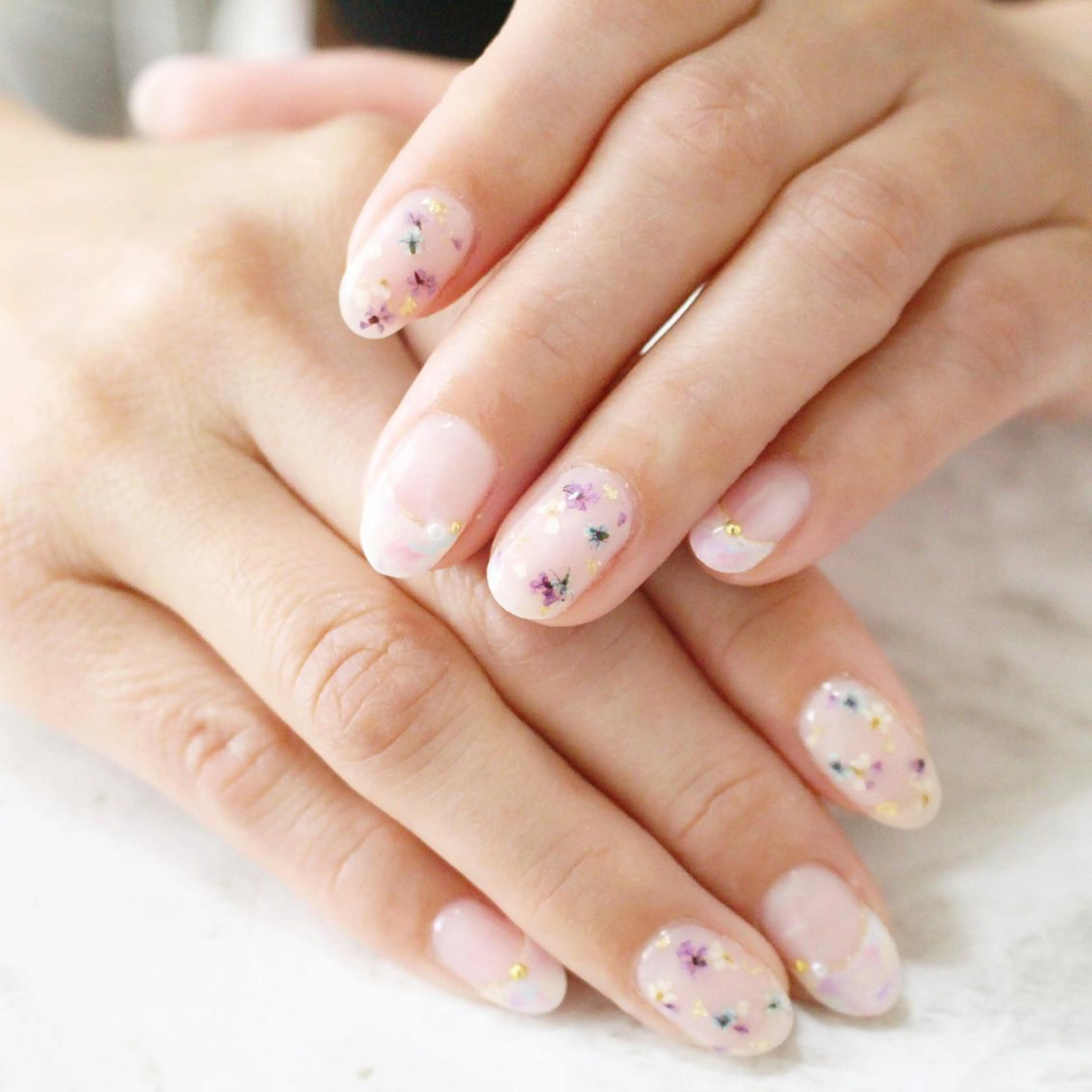 ネイル フレンチネイル ニュアンスネイル 塚田 由香里のネイルデザイン