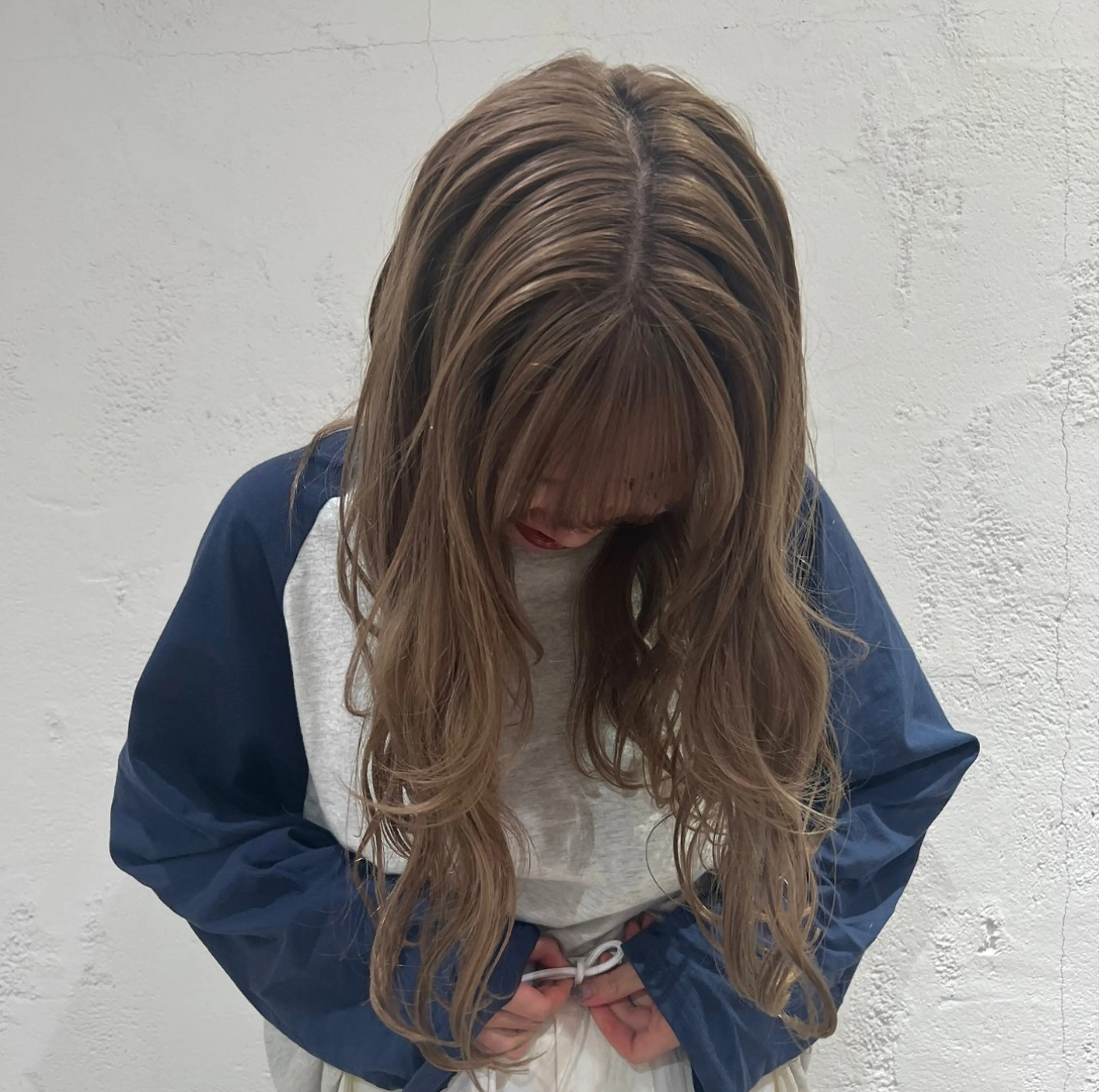 ロング カラー ベージュ/アレンジ /横浜/杉本千夏のヘアスタイル