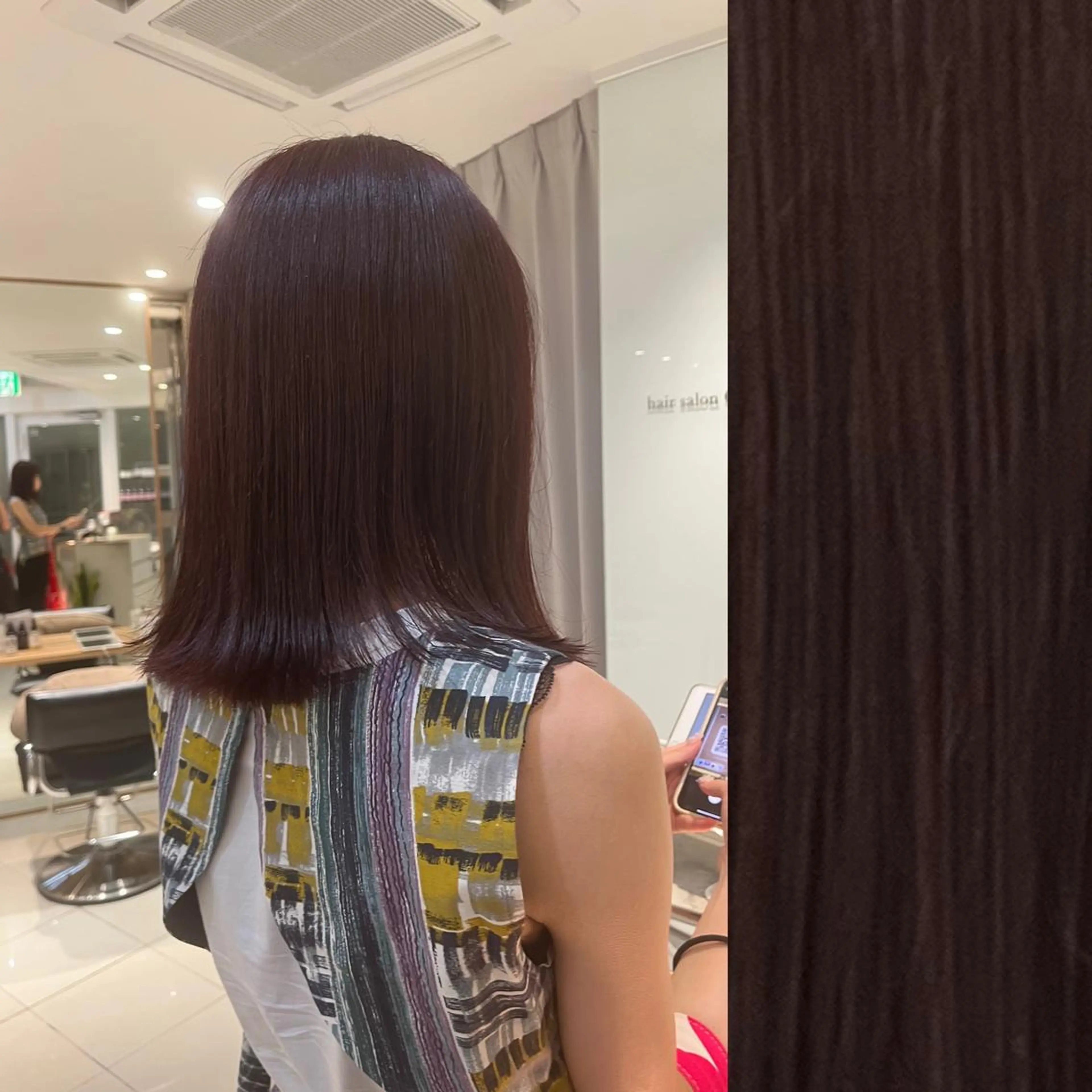 ミディアム カラー ベージュカラー ブリーチ ブラウンカラー ケアブリーチ カシス stylist ◎RUKI.のヘアスタイル